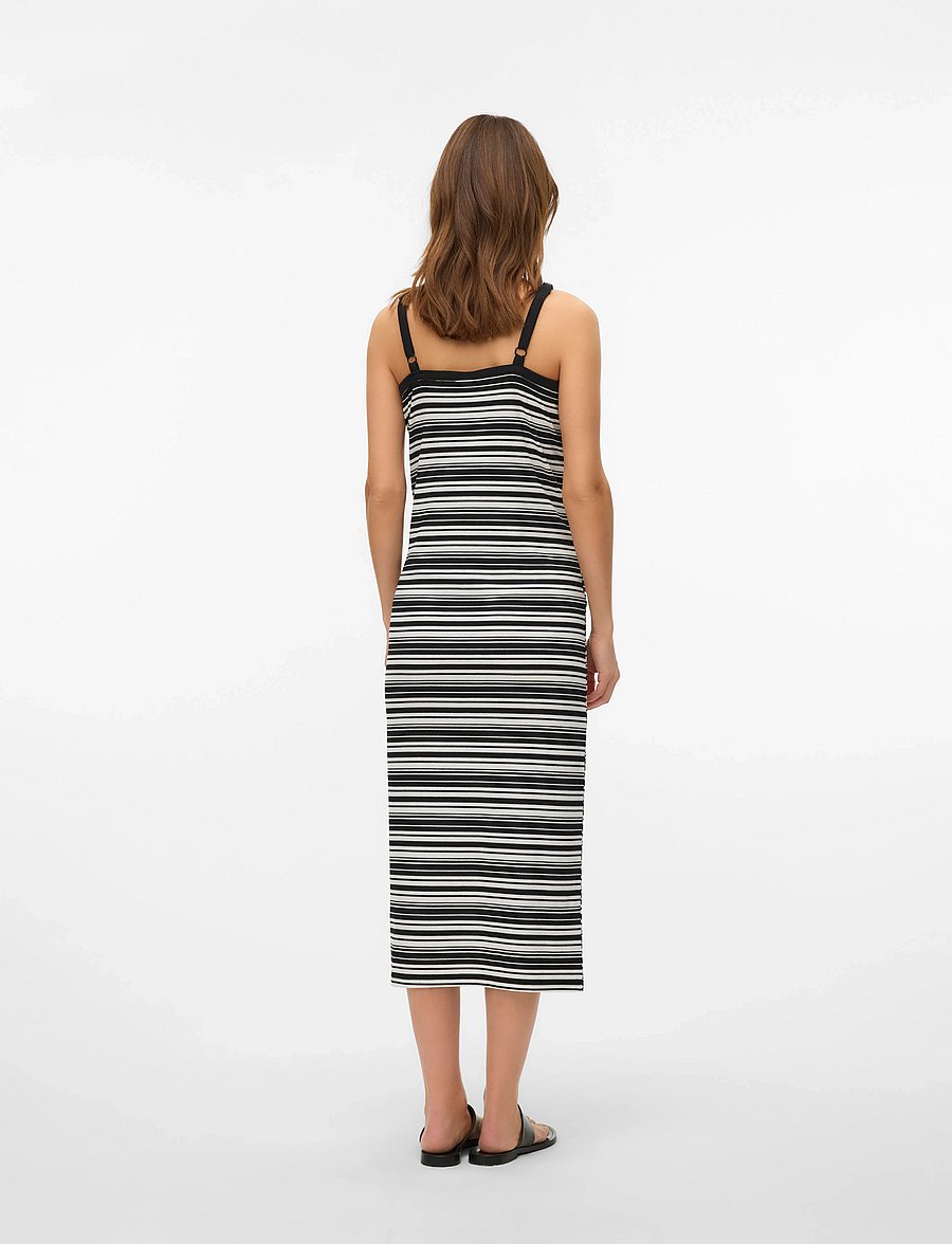 Mamalicious - MLSARAFINA STRAP JRS MIDI DRESS - suvekleidid - black - 2