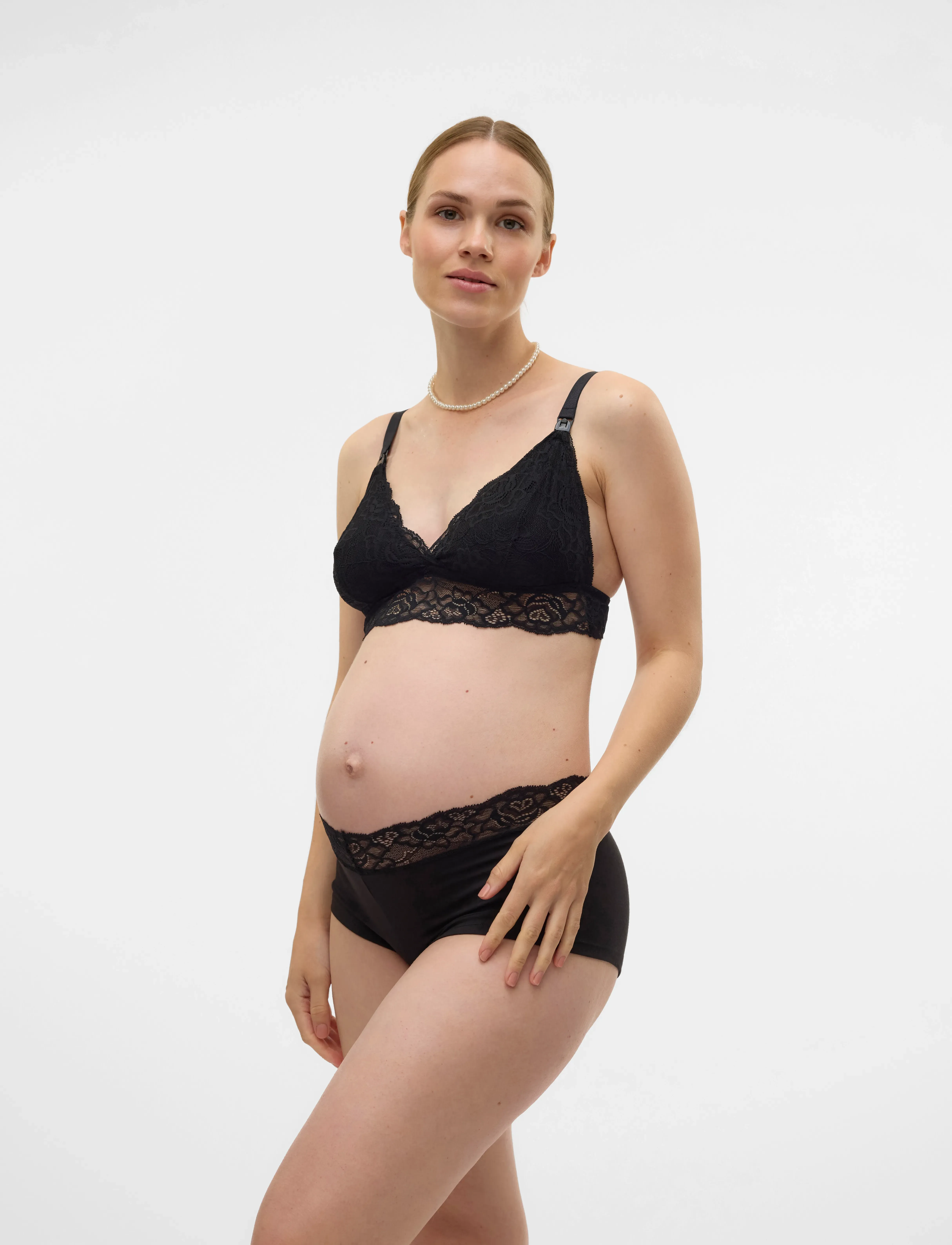 Mamalicious - MLSIDSEL ALBA MODAL BRIEFS 2F 2-P - misty rose - 0