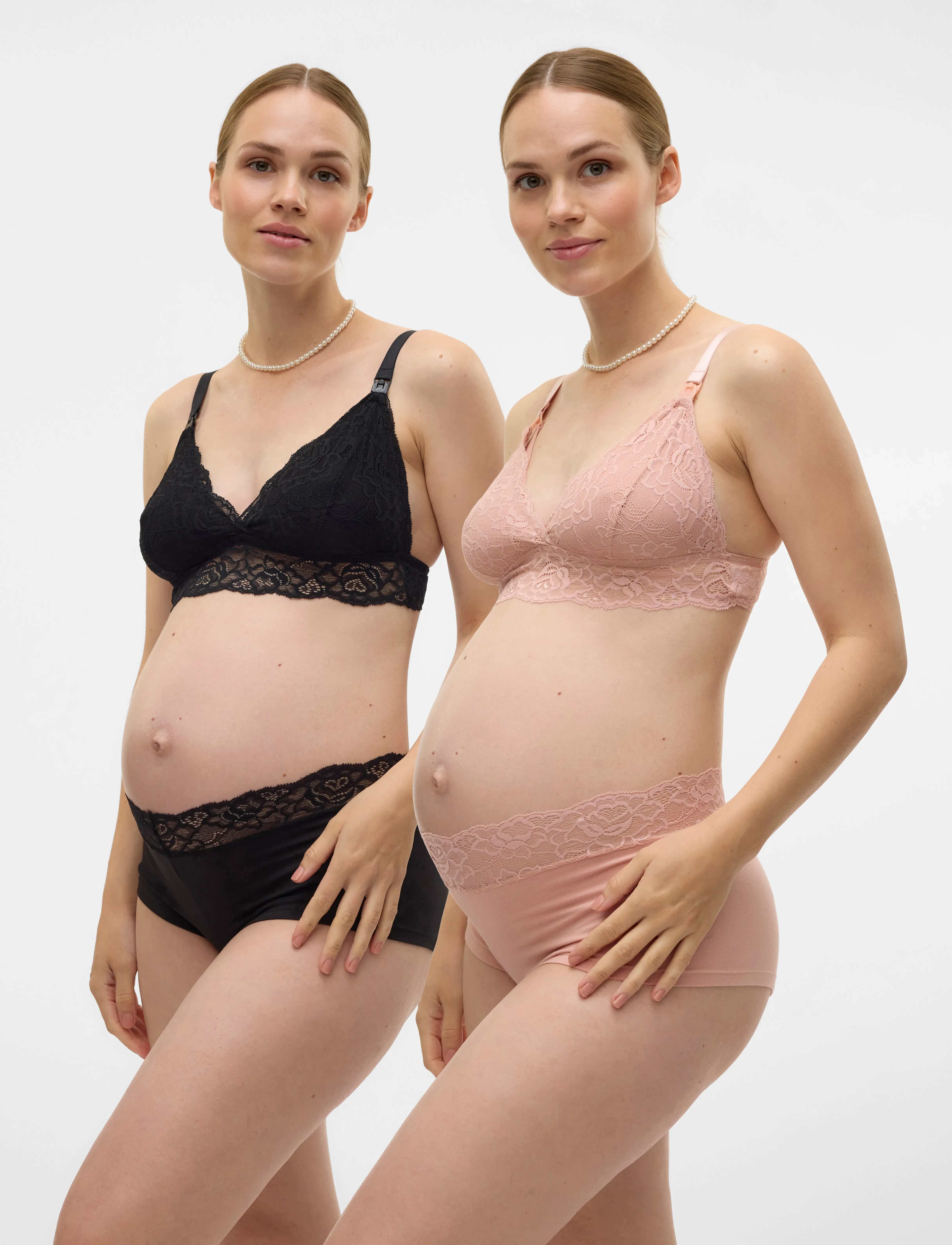 Mamalicious - MLSIDSEL ALBA MODAL BRIEFS 2F 2-P - misty rose - 4