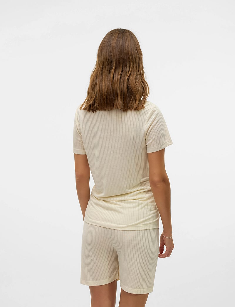 Mamalicious - MLPANSY LIA SS JRS PYJAMAS SET 2F - unterwäsche - birch - 2