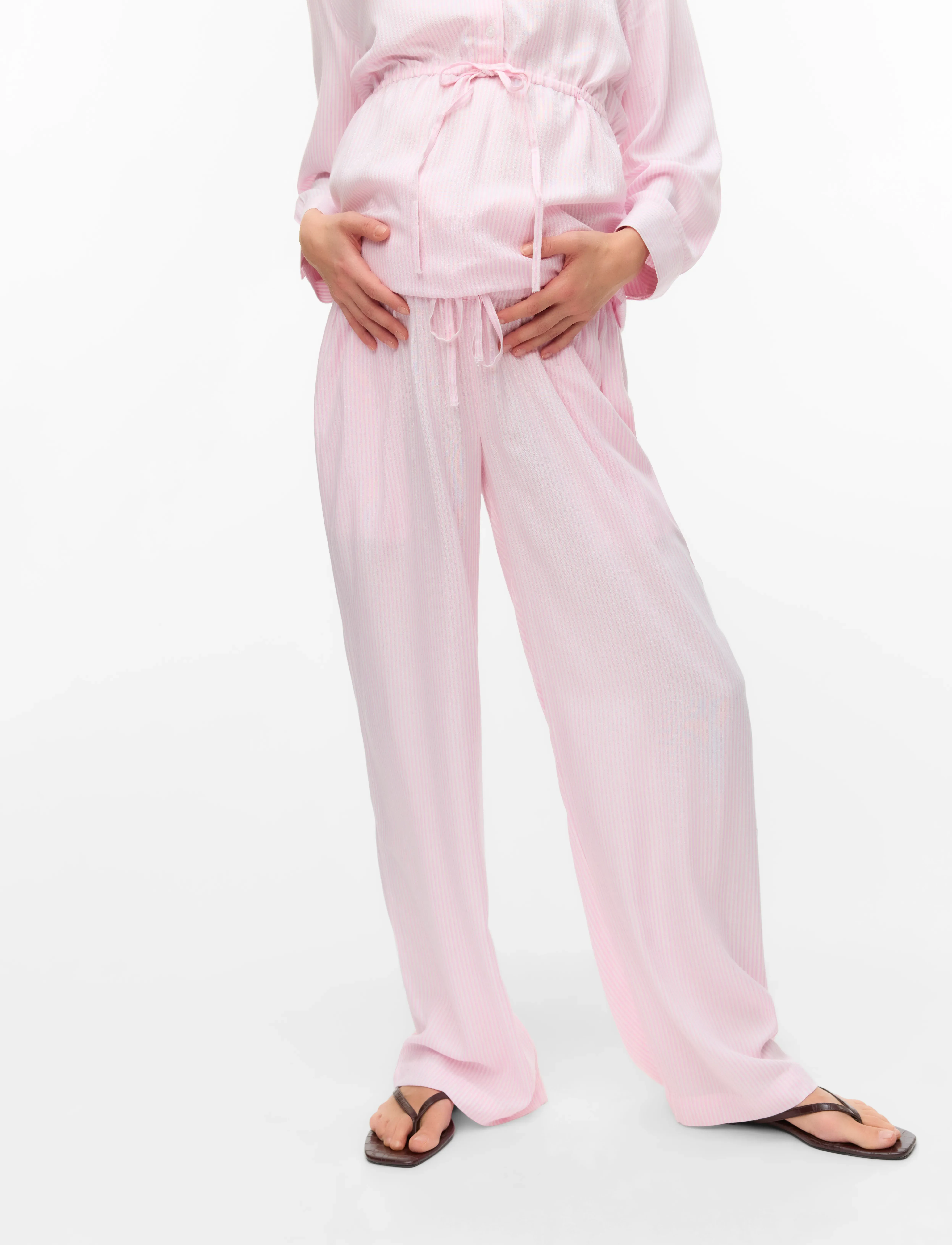 Mamalicious - MLNICOLA STRIPE WO PANT - lingerie - sweet dreams - 2