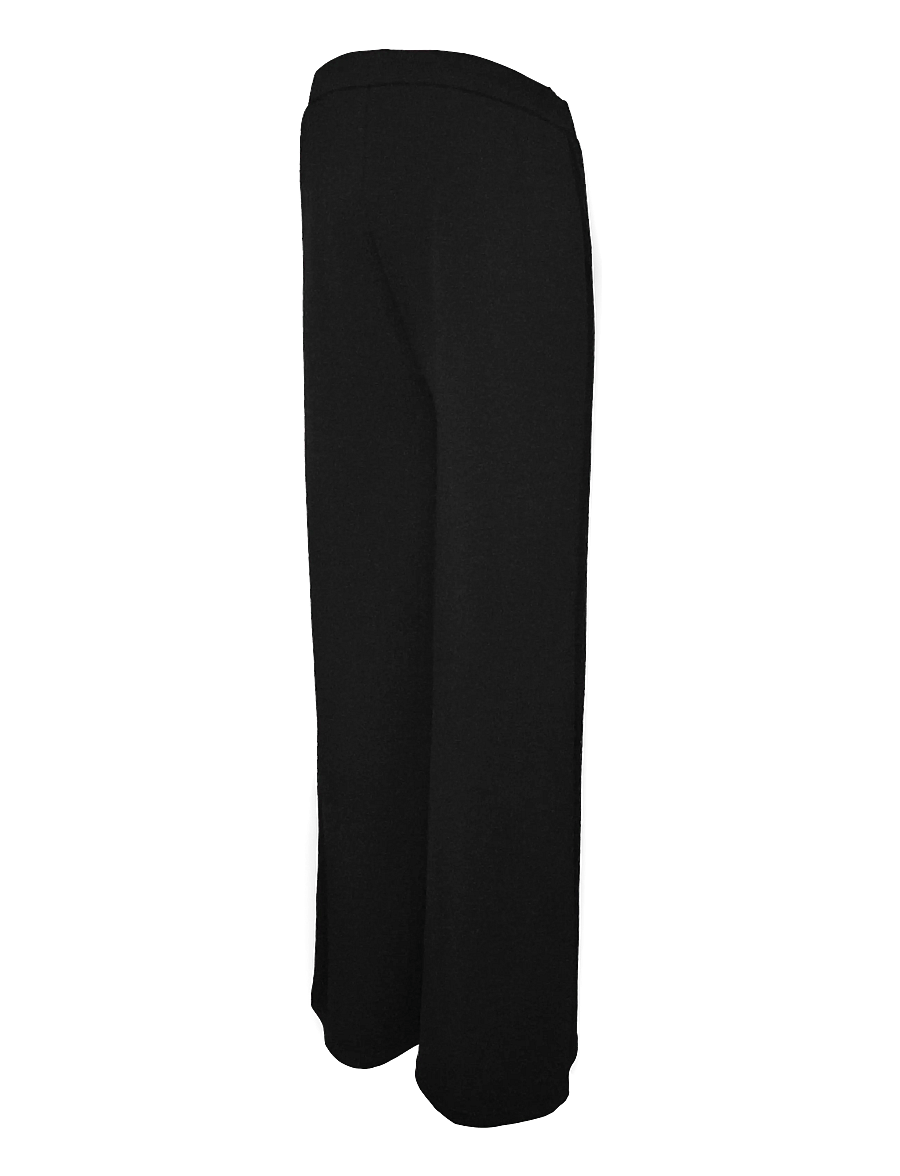 Mamalicious - MLAMILA WIDE JRS PANTS HW NOOS - püksid ja seelikud - black - 1