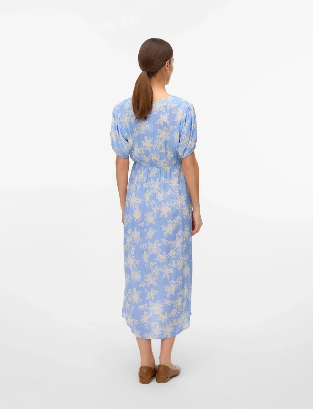 Mamalicious - MLALIKA TESS S/S WO MIDI DRESS - vabaaja kleidid - bel air blue - 2