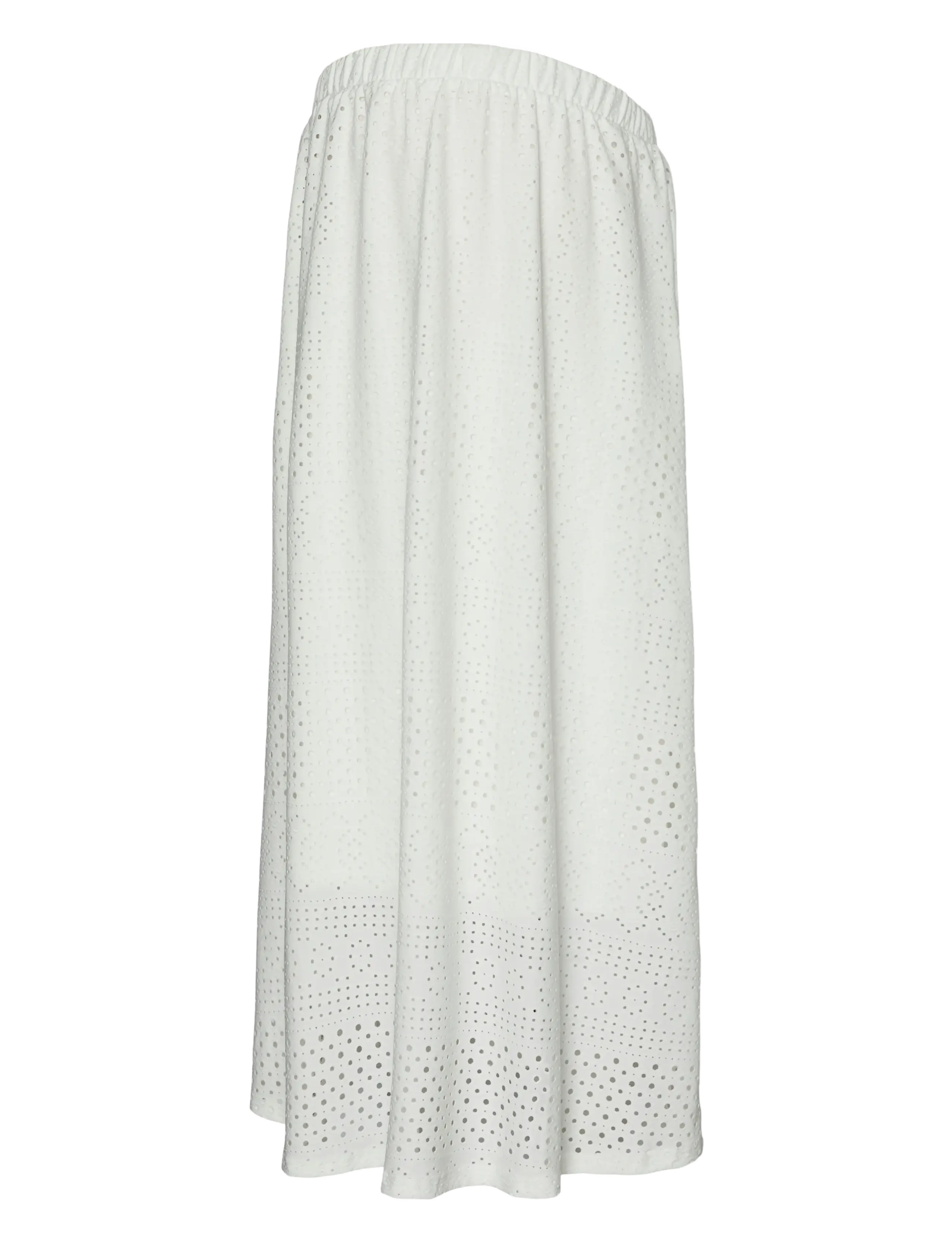 Mamalicious MLANGIA JRS MIDI SKIRT HW - Ventetøj - SNOW WHITE / white