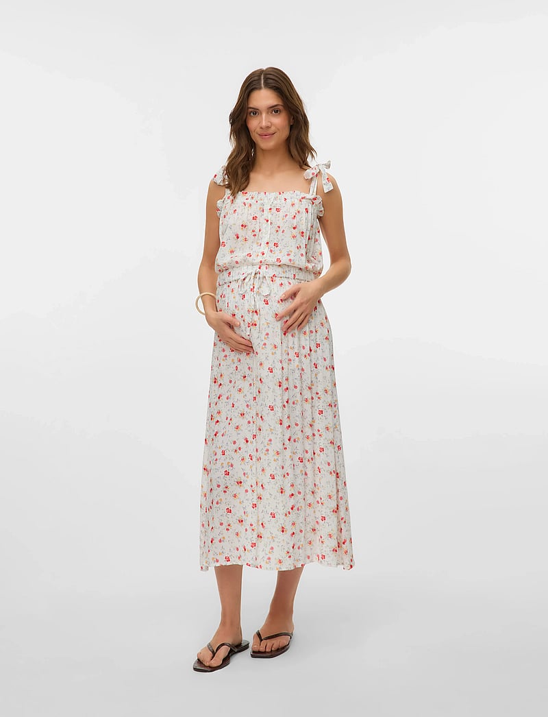 Mamalicious - MLORA LIA STRAP WO TOP 2F - hauts - snow white - 3