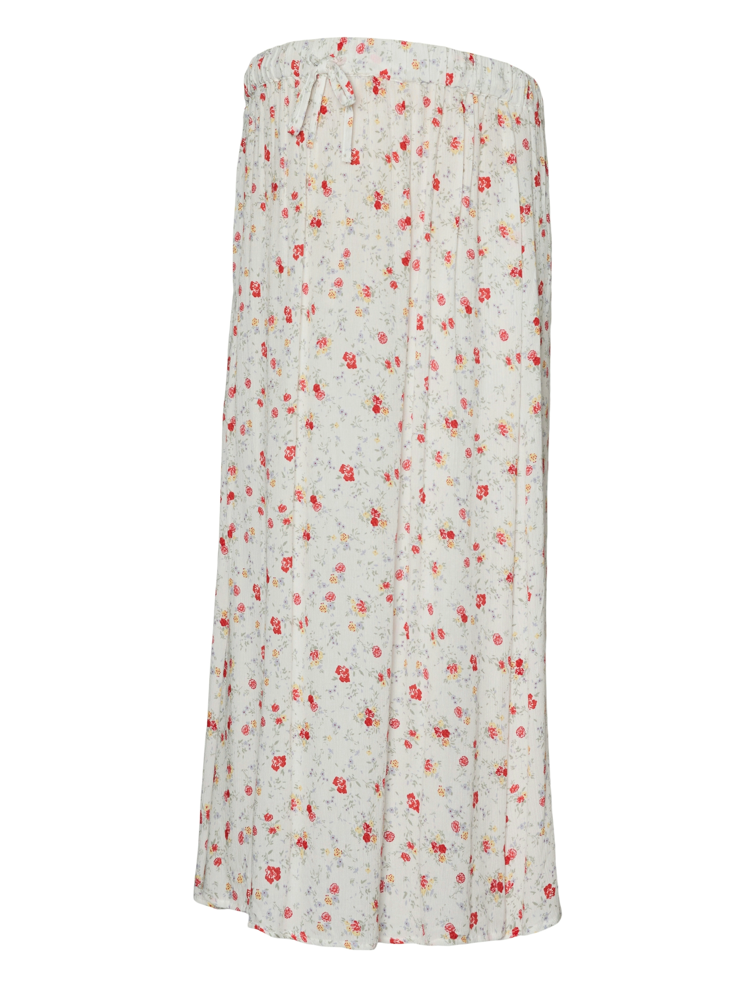 Mamalicious MLORA WO MIDI SKIRT HW - Ventetøj - SNOW WHITE / white
