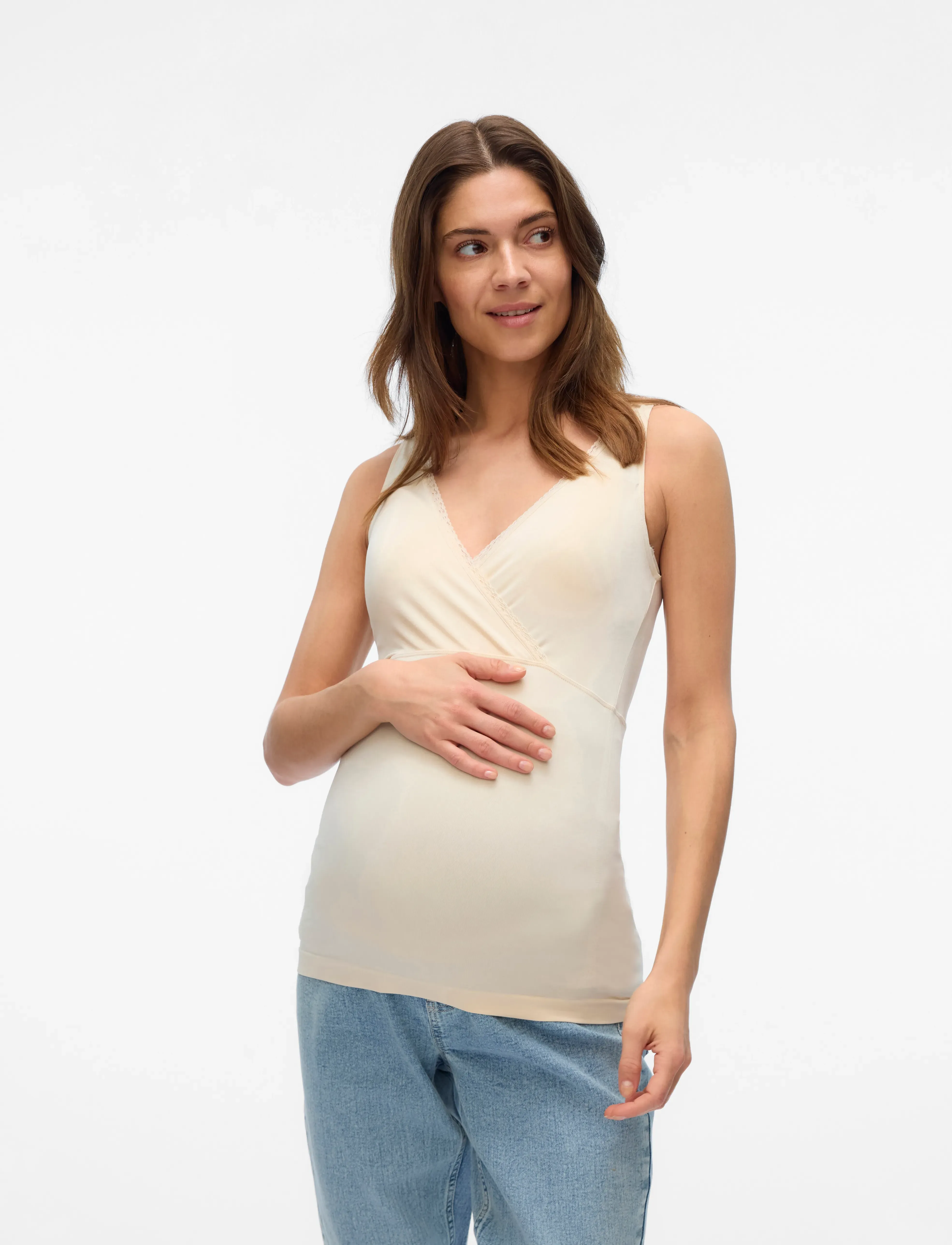 Mamalicious - MLHEAL TESS SL TOP 2F - birch - 4