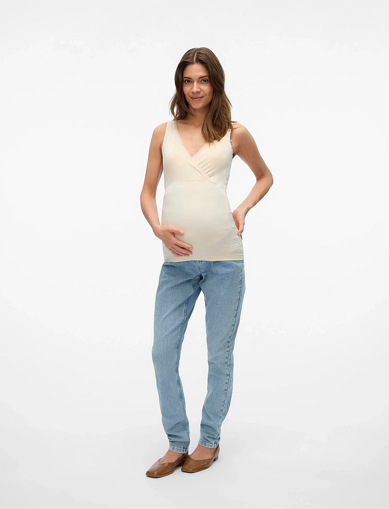 Mamalicious - MLHEAL TESS SL TOP 2F - overdele - birch - 5