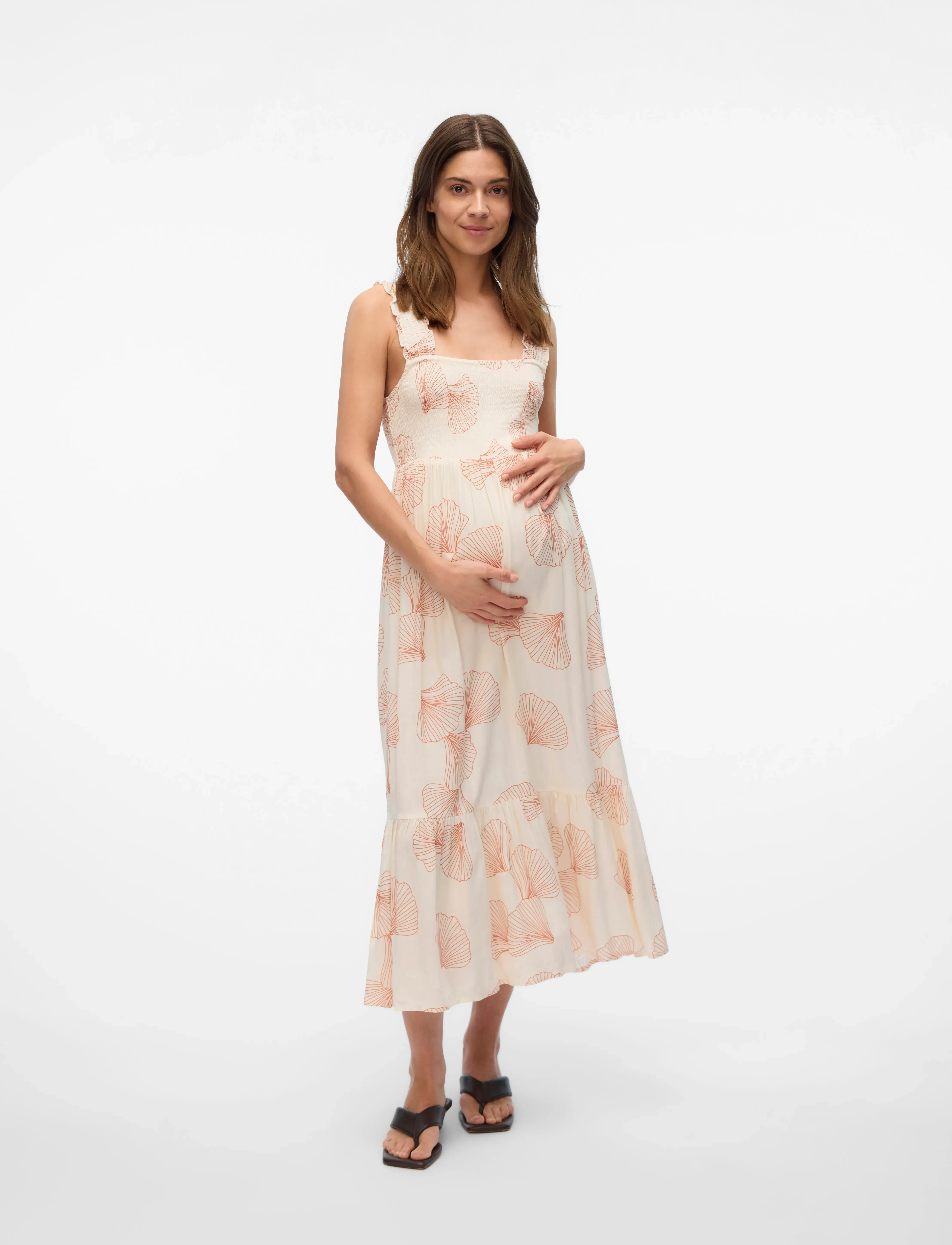 Mamalicious - MLSHELL STRAP WO MIDI DRESS - birch - 4