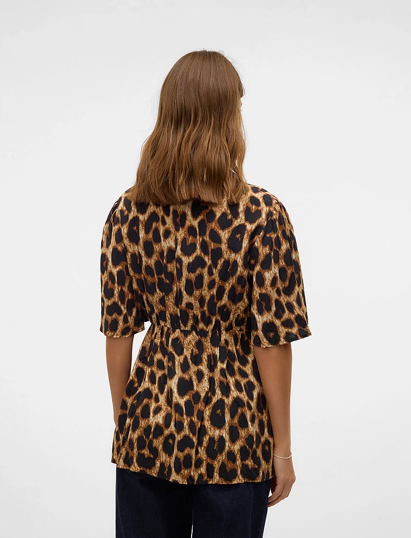 Mamalicious - MLNALENE LIA 24 WO TOP - kortärmade blusar - black - 2