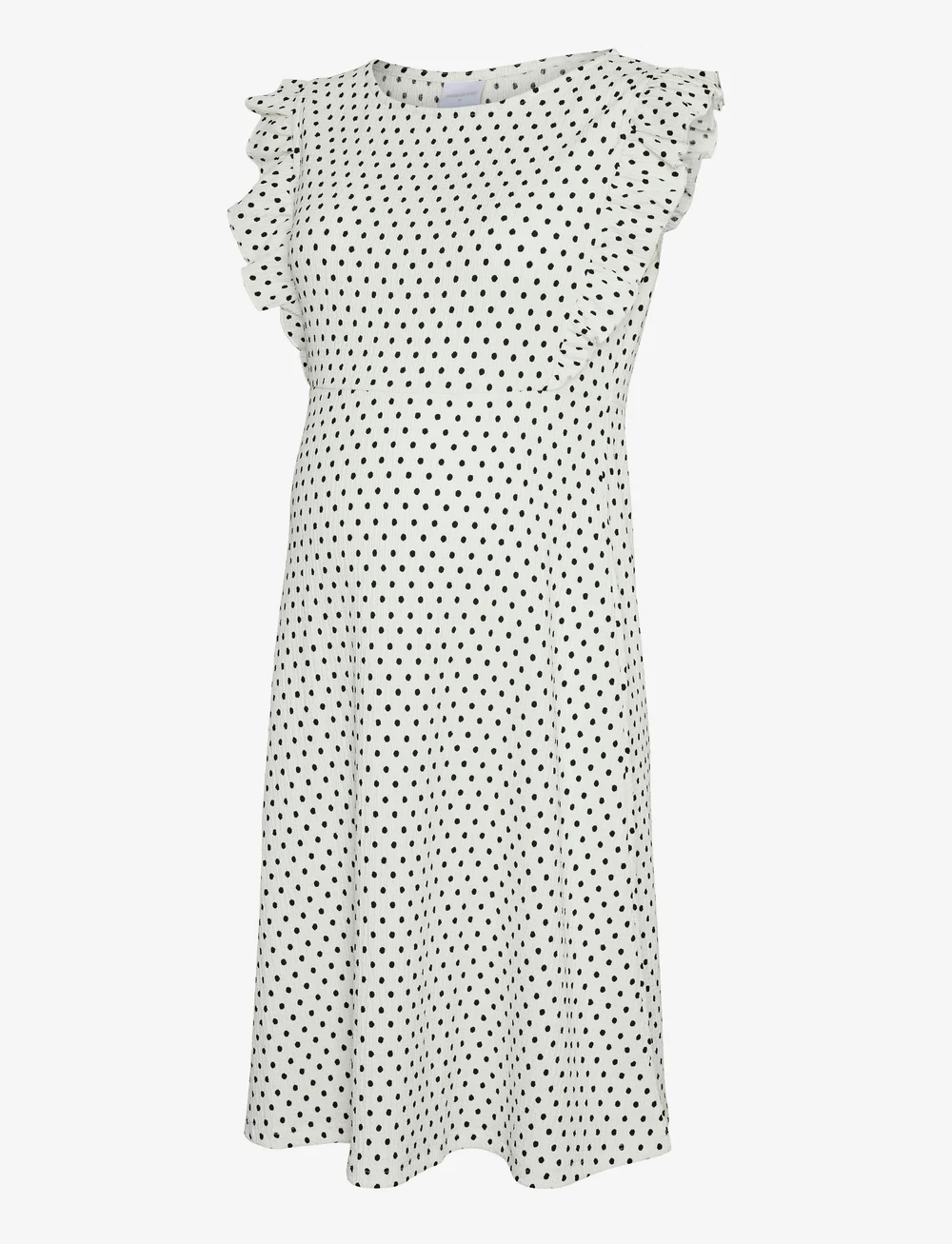 Mamalicious - MLEVELINE SL JRS ABK DRESS - kurzärmelige freizeitkleider - snow white - 1