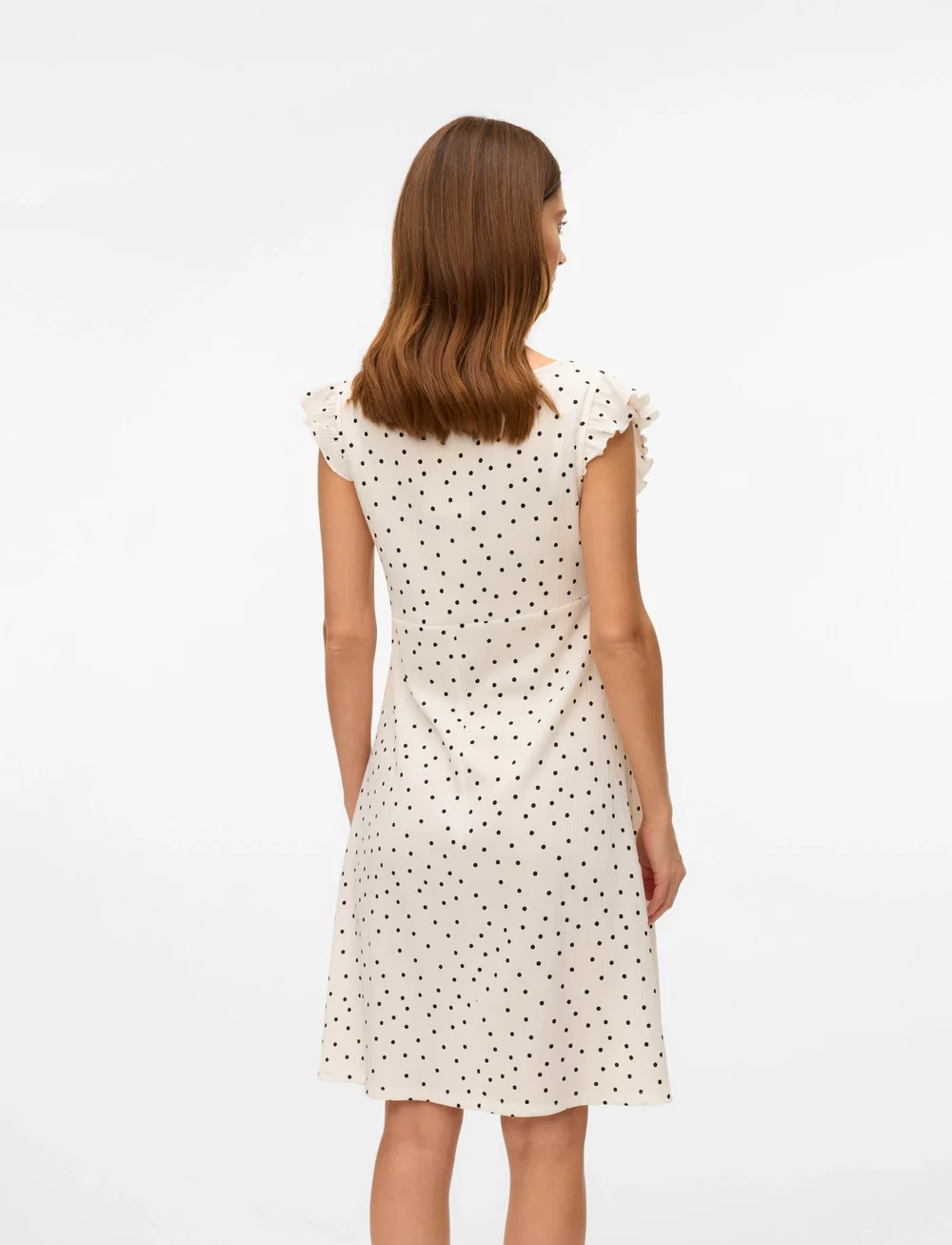 Mamalicious - MLEVELINE SL JRS ABK DRESS - kurzärmelige freizeitkleider - snow white - 2