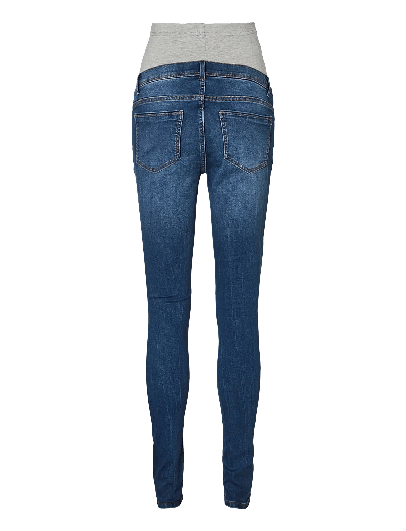 Mamalicious - MLVANCOUVER SLIM DARK BLUE JEANS - püksid - dark blue denim - 2