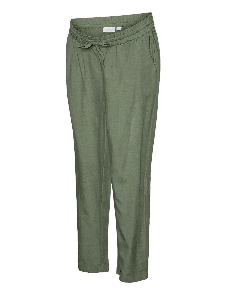 Mamalicious - MLPETRA WO STRING PANT - slim fit hosen - sea spray - 1