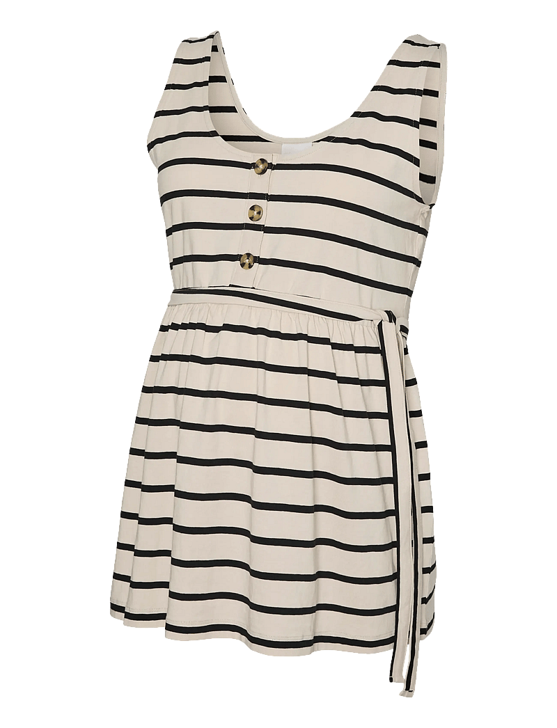 Mamalicious - MLEVA LIA YD SL JRS TOP 2F - oberteile - french oak - 1