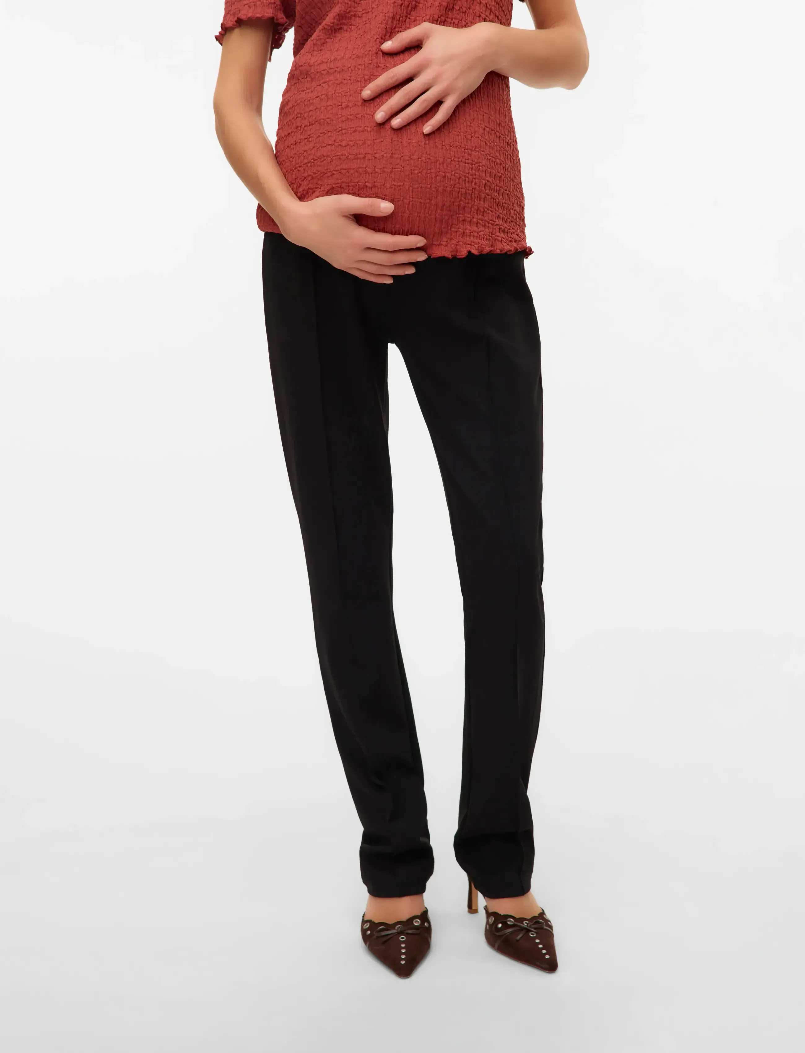 Mamalicious MLFENJA JRS HW PANTS - Kampagne - BLACK / black