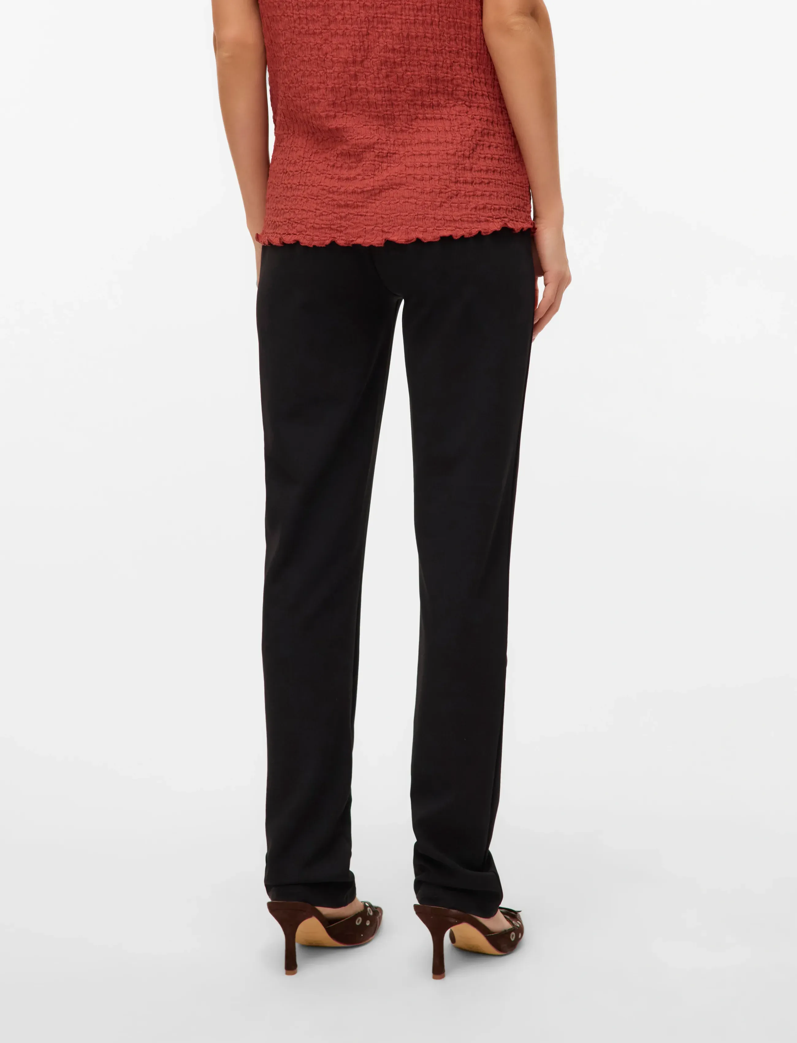 Mamalicious - MLFENJA JRS HW PANTS - bottoms - black - 2