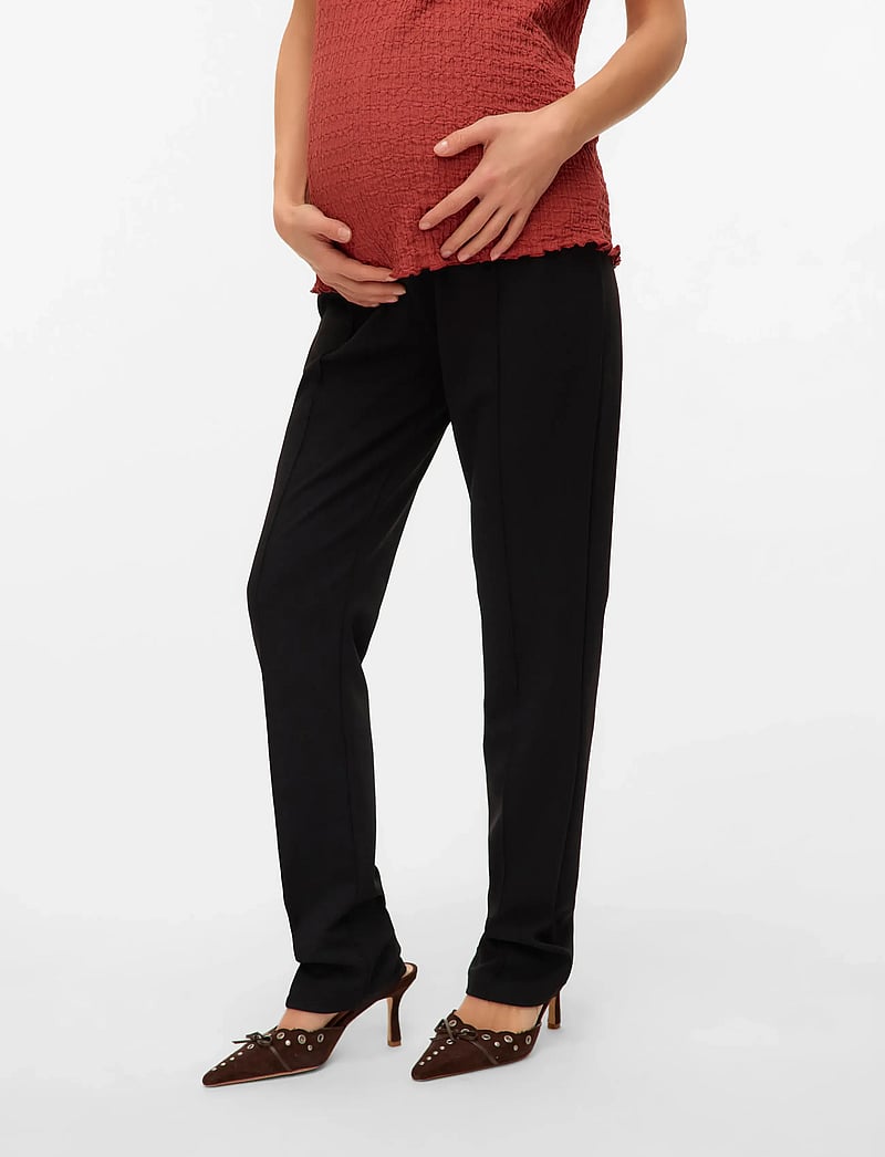 Mamalicious - MLFENJA JRS HW PANTS - nederdelar - black - 5