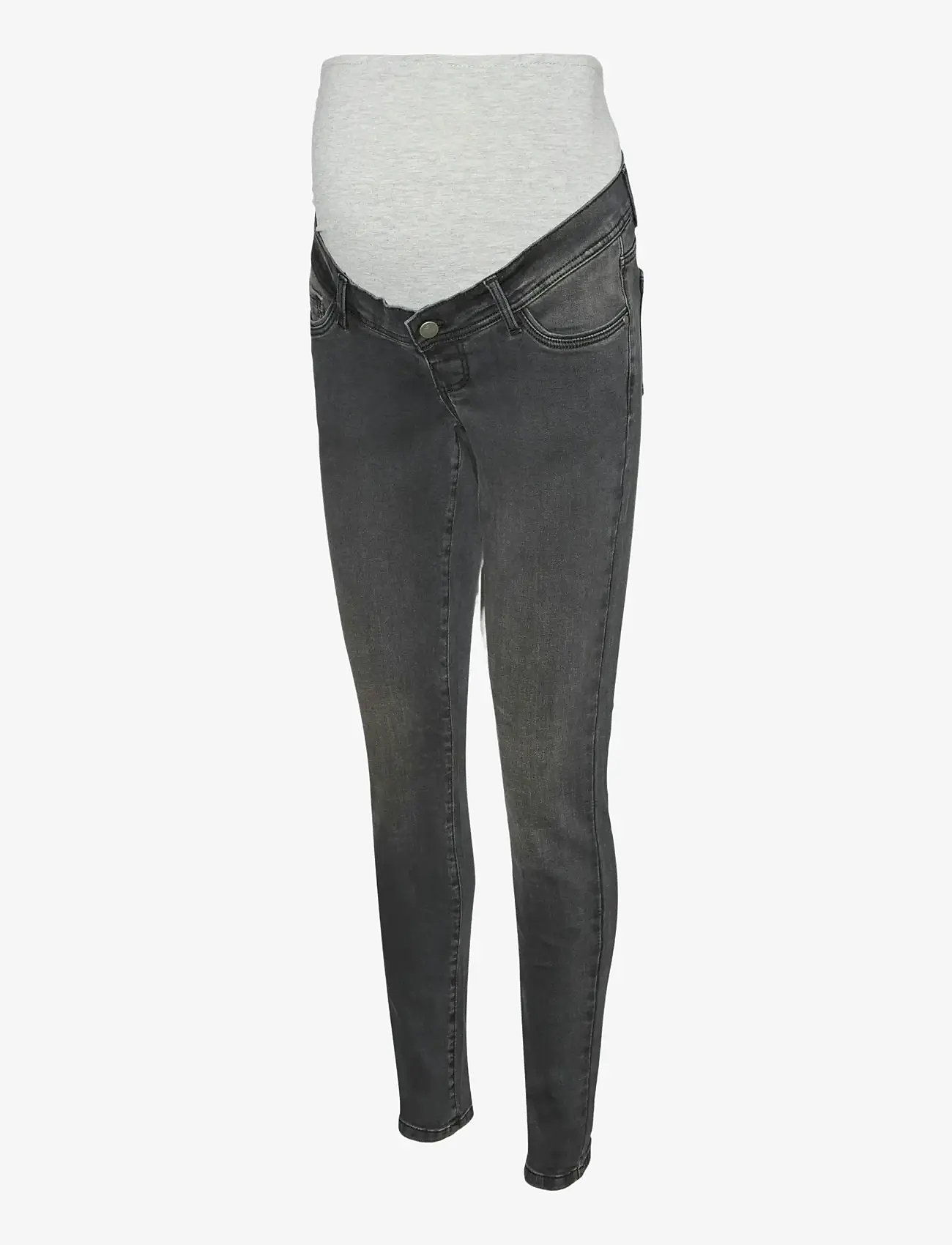 Mamalicious - MLMILA  SLIM DG JEANS NOOS - underdele - dark grey denim - 1