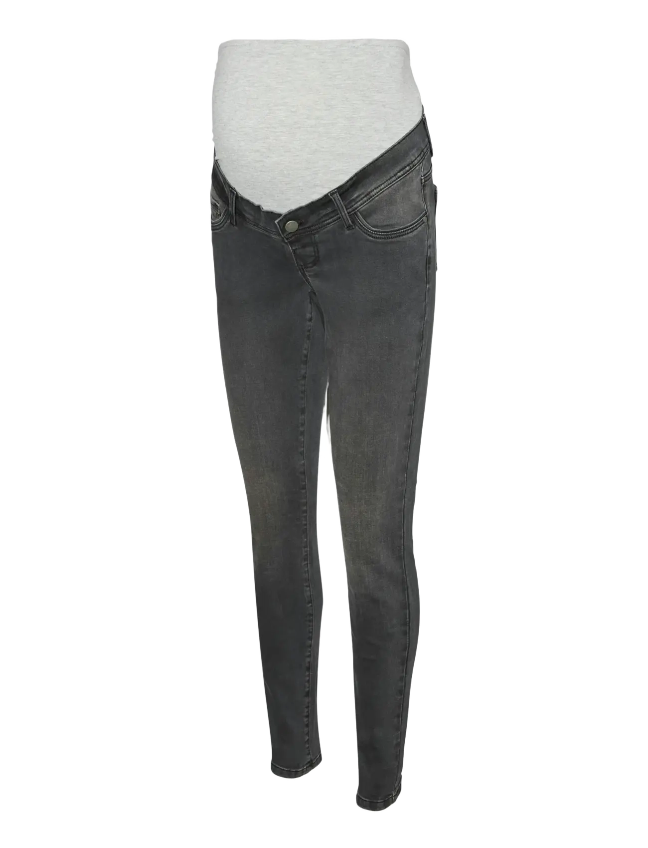 Mamalicious MLMILA  SLIM DG JEANS NOOS - Maternity - DARK GREY DENIM / grey