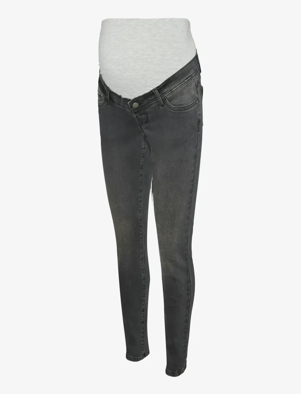 Mamalicious - MLMILA  SLIM DG JEANS NOOS - hosen - dark grey denim - 1