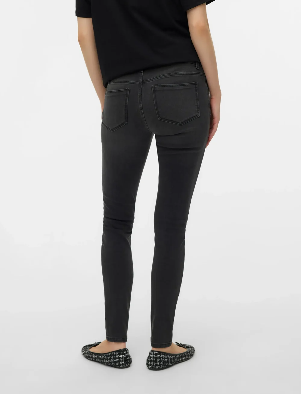 Mamalicious - MLMILA  SLIM DG JEANS NOOS - hosen - dark grey denim - 2