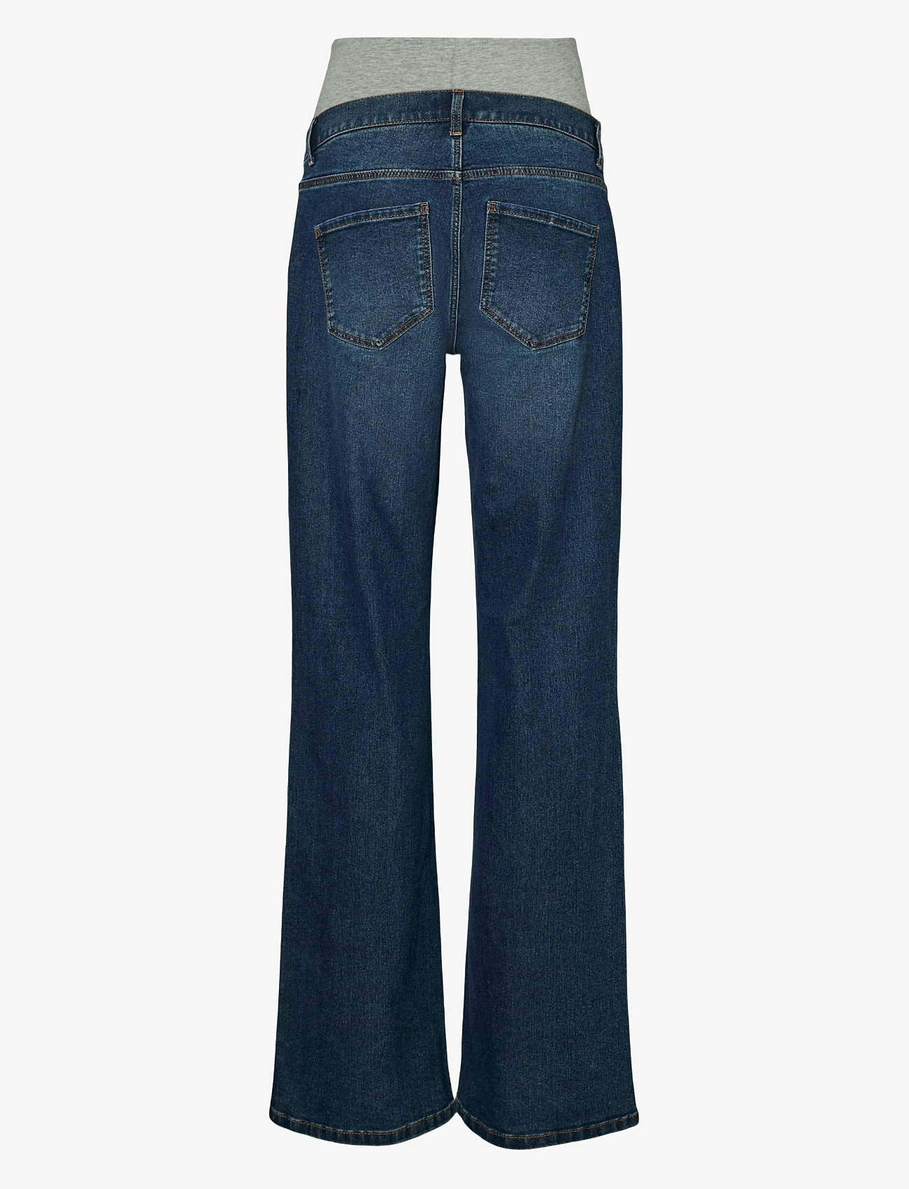 Mamalicious - MLEDINA FLARED DB JEANS NOOS - püksid - dark medium blue denim - 2