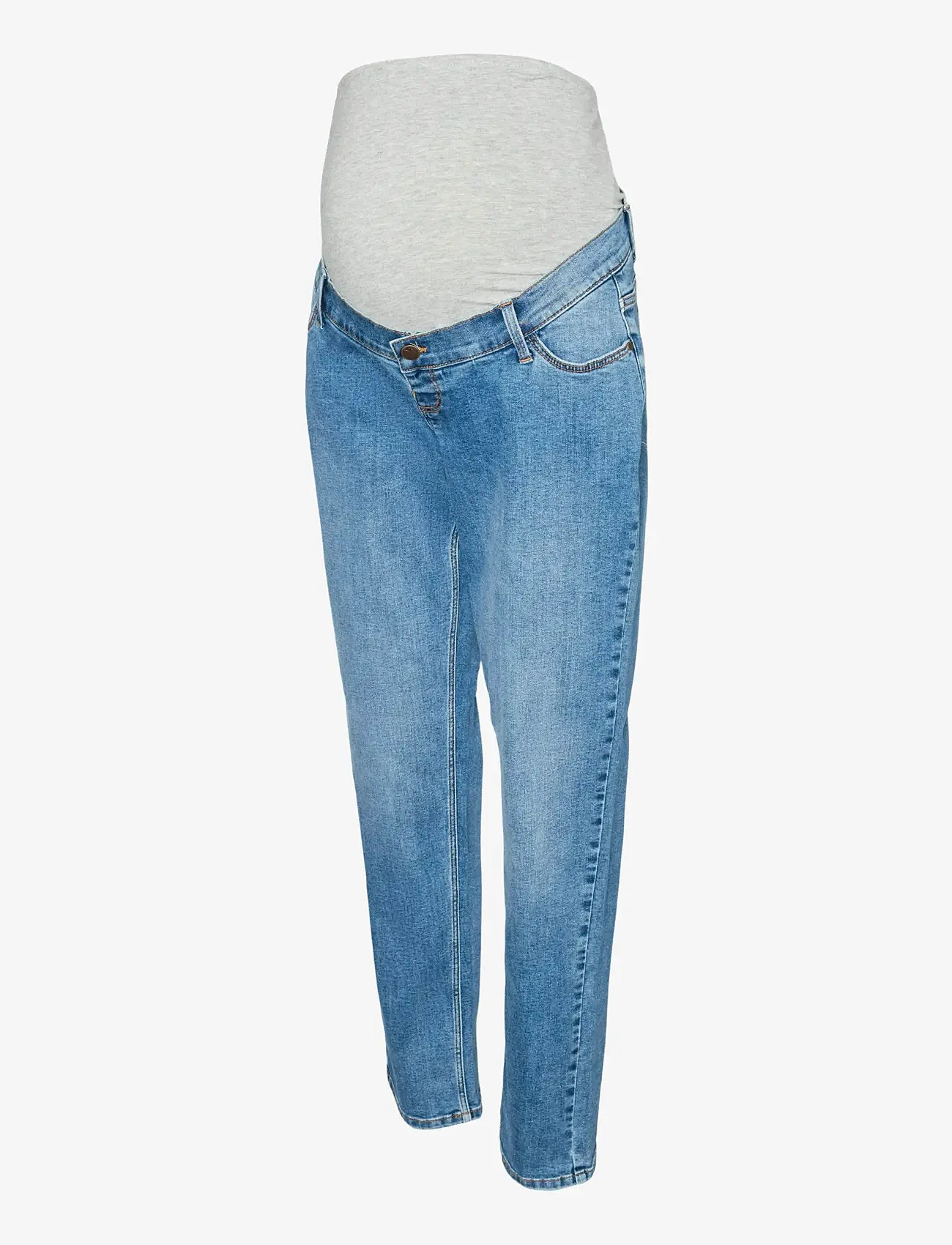 Mamalicious - MLALBERTE AL MB JEANS NOOS - bottoms - medium blue denim - 1