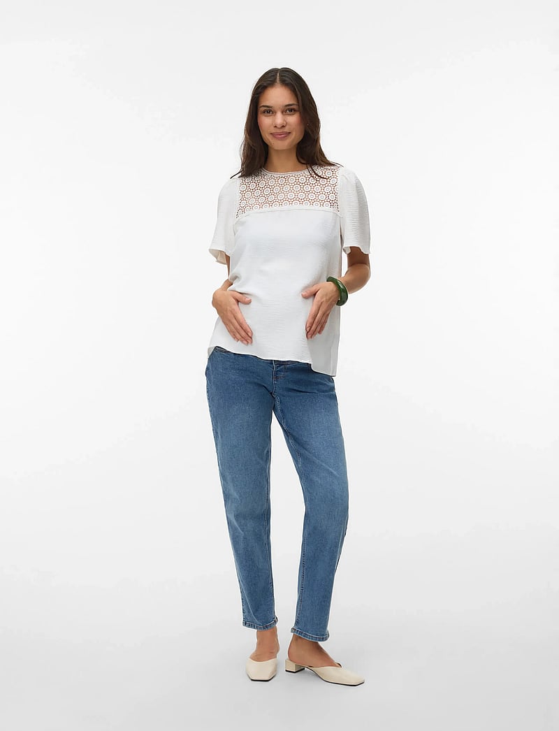 Mamalicious - MLALBERTE AL MB JEANS NOOS - underdele - medium blue denim - 3