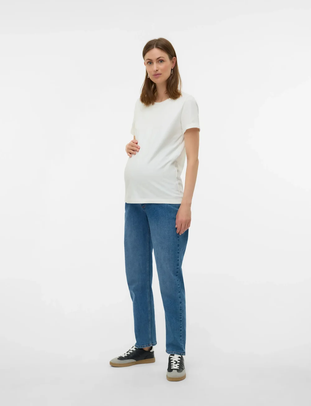 Mamalicious - MLALBERTE AL MB JEANS NOOS - underdele - medium blue denim - 3