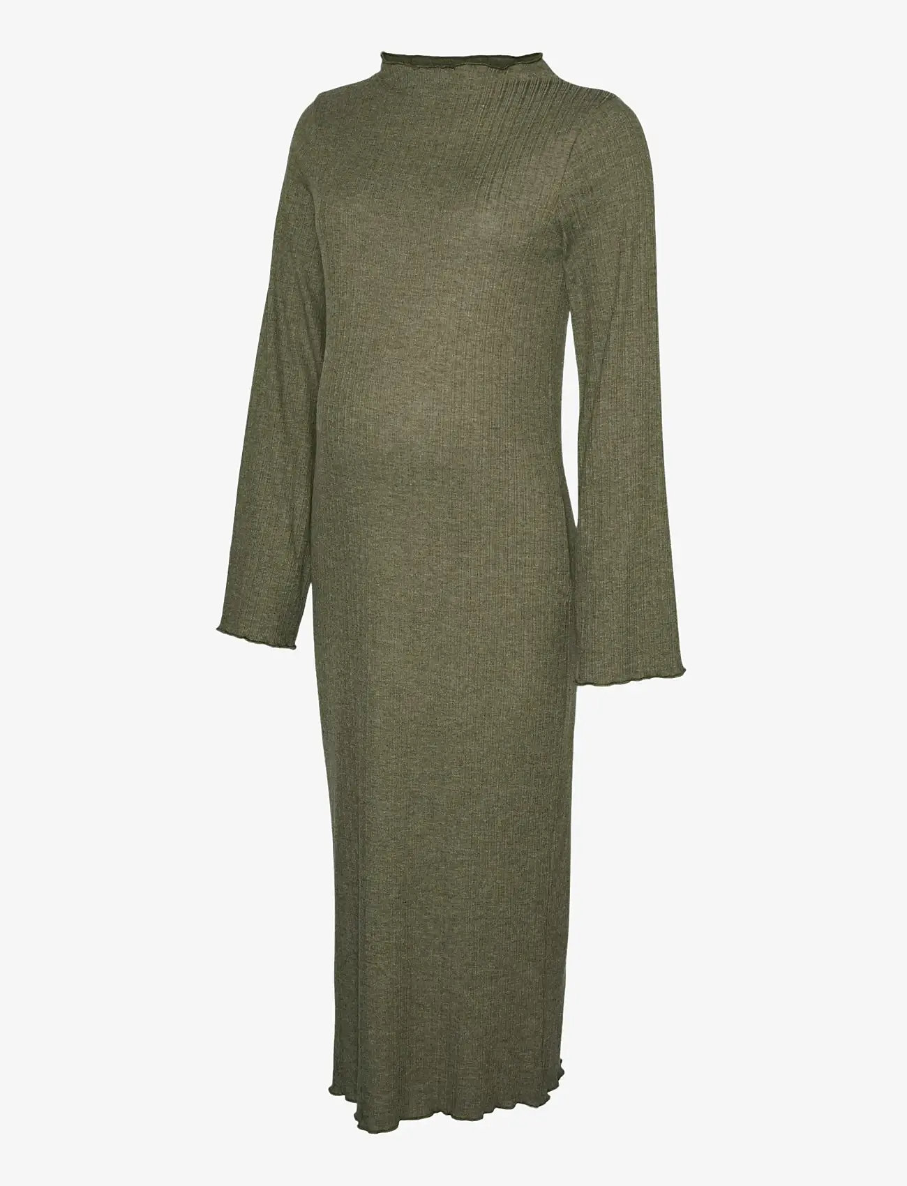 Mamalicious - MLSADIE LS HN JRS MIDI DRESS - t-shirt-kleider - grape leaf - 1