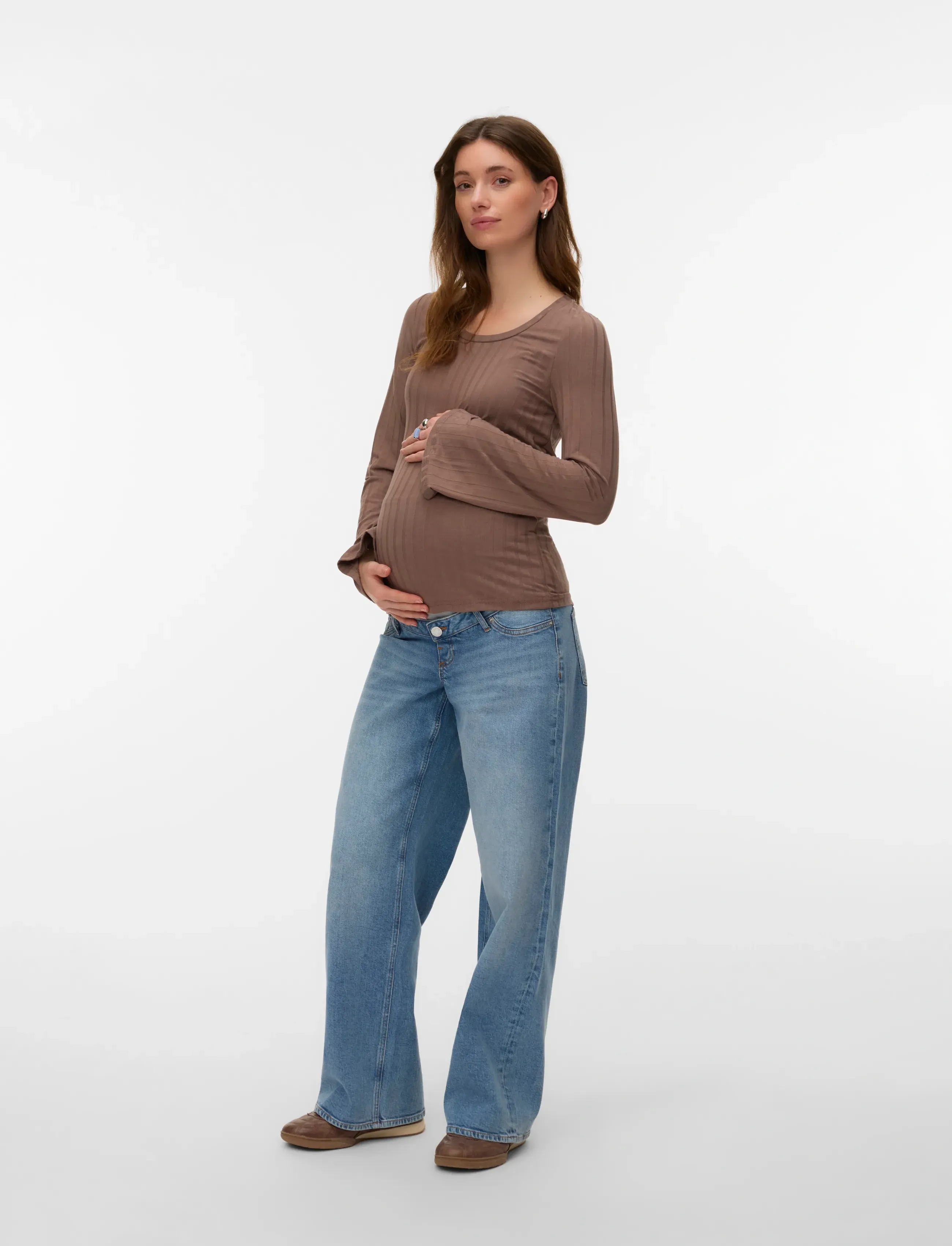 Mamalicious - MLLUCY LS JRS TIE TOP - walnut - 5