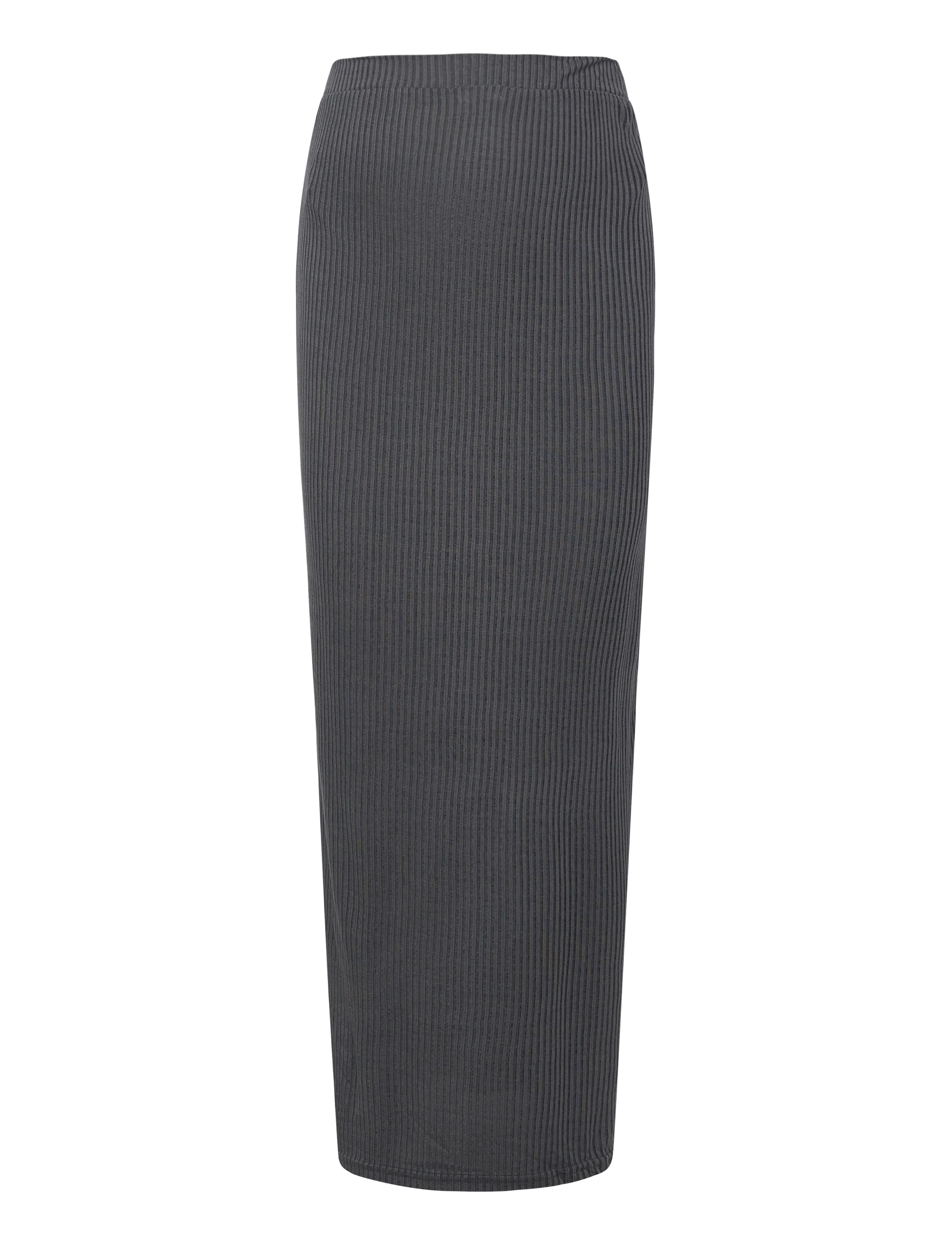 Mamalicious MLANLI JRS MAXI SKIRT HW - Maxi skirts - MAGNET / grey