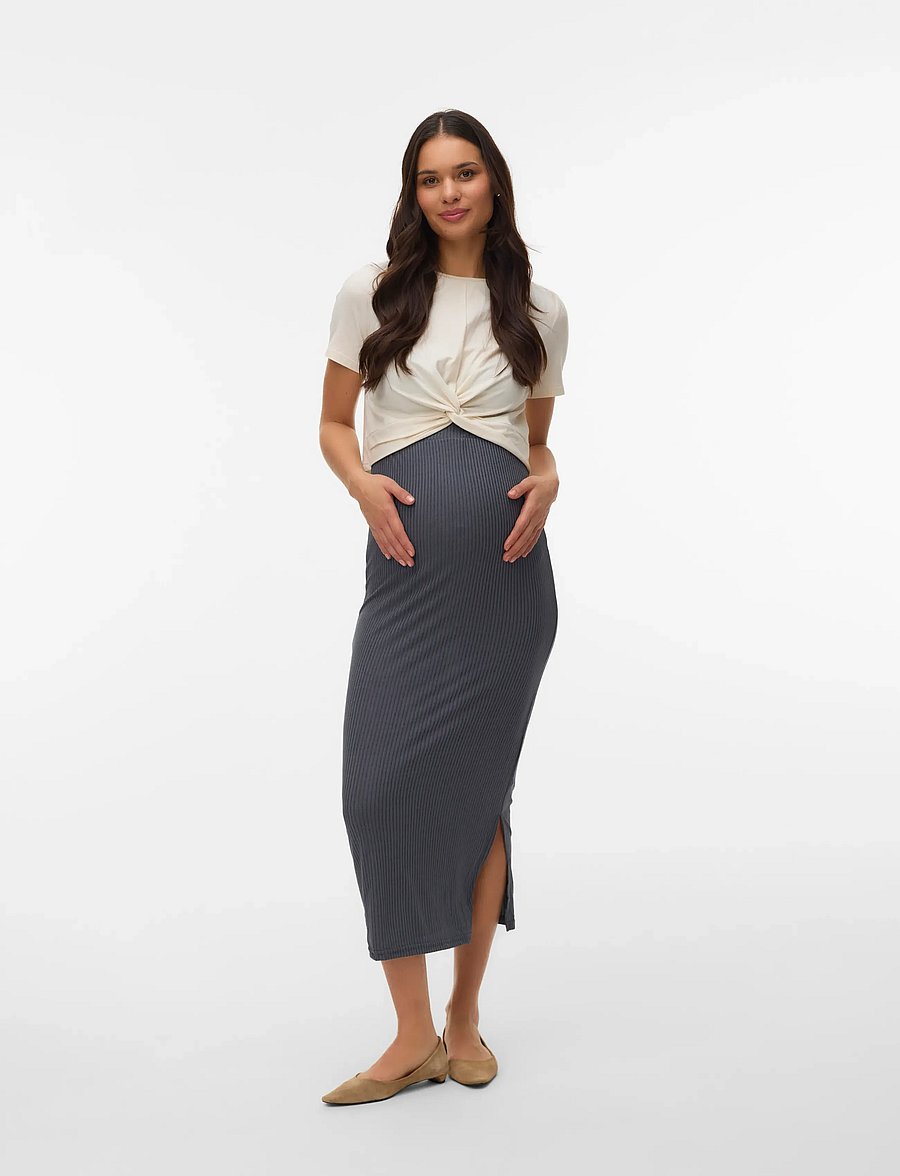 Mamalicious - MLANLI JRS MAXI SKIRT HW - nederdelar - magnet - 5