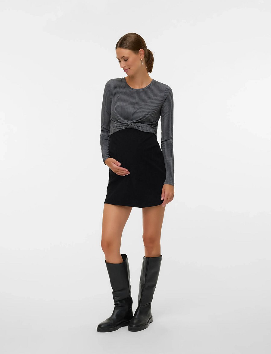 Mamalicious - MLANLI LS JRS CROP TOP - topid - magnet - 3