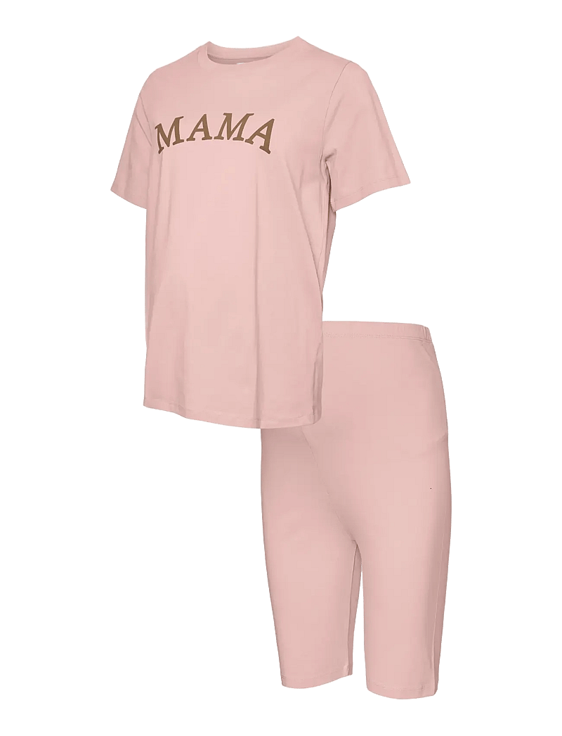 Mamalicious - MLKAJA STATEMENT LOUNGE SET - bottoms - pale mauve - 0