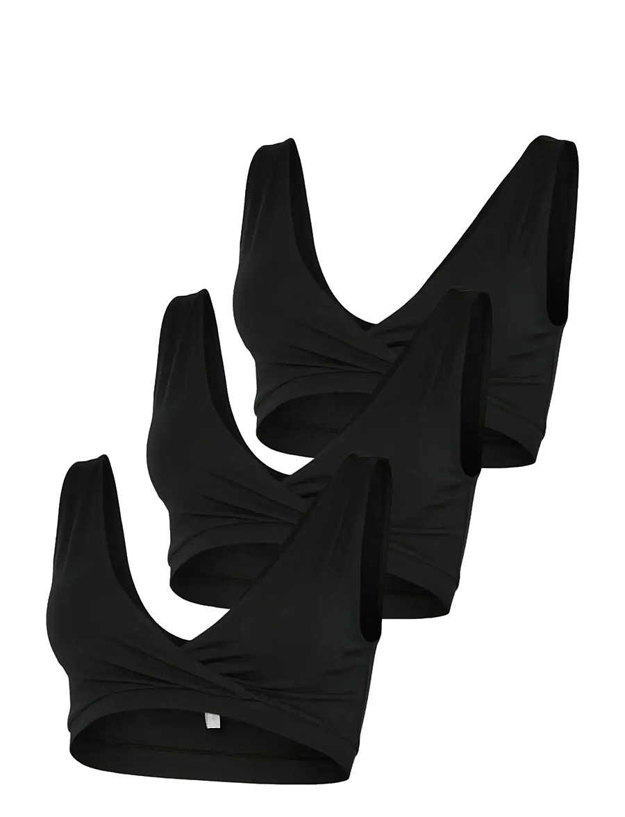 Mamalicious - MLMELISA BRA 2F 3-P - bygellösa bh:ar - black - 1