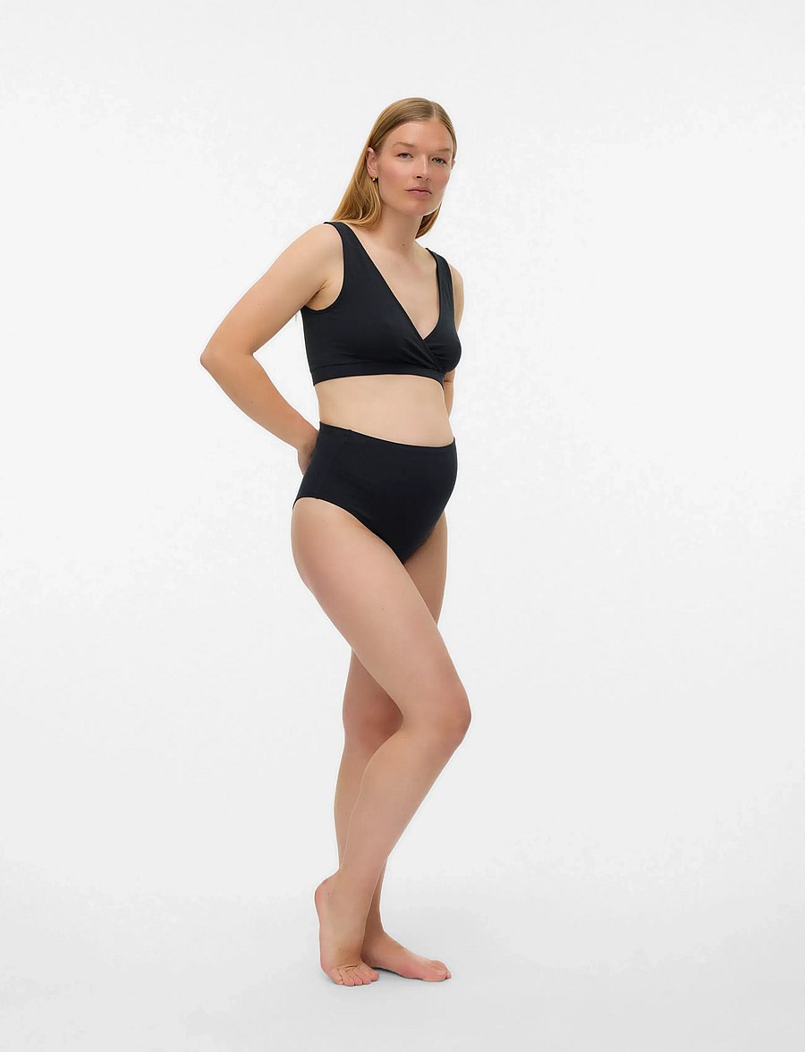 Mamalicious - MLMELISA BRA 2F 3-P - bygellösa bh:ar - black - 3