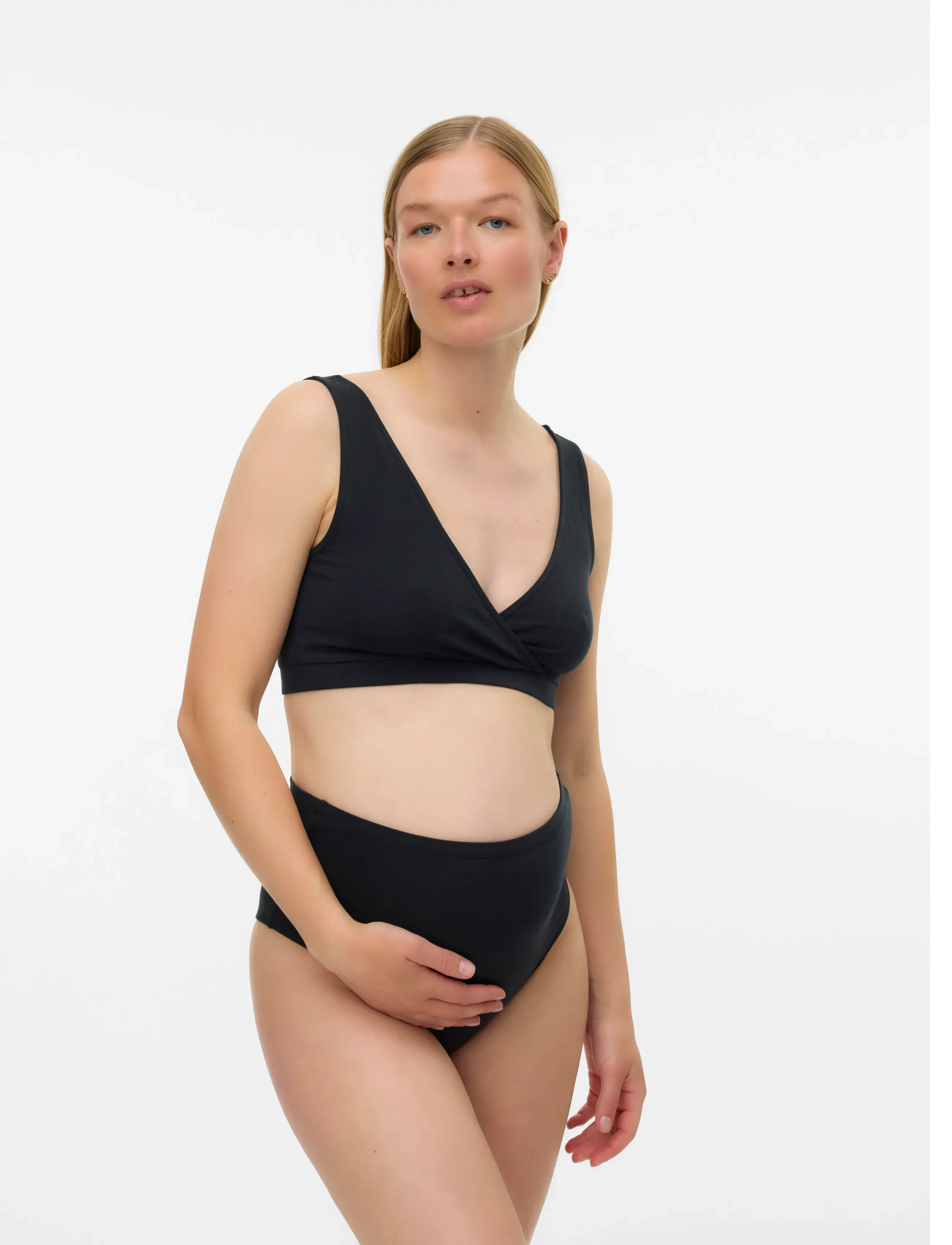 Mamalicious - MLMELISA BRA 2F 3-P - black - 5