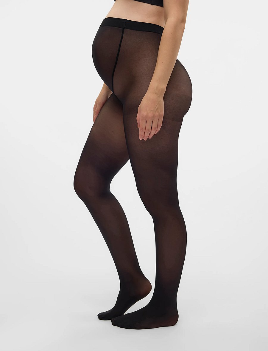 Mamalicious - MLNORA MICROFIBRE PANTYHOSE 20DEN 2-P - strømpebukser - black - 5