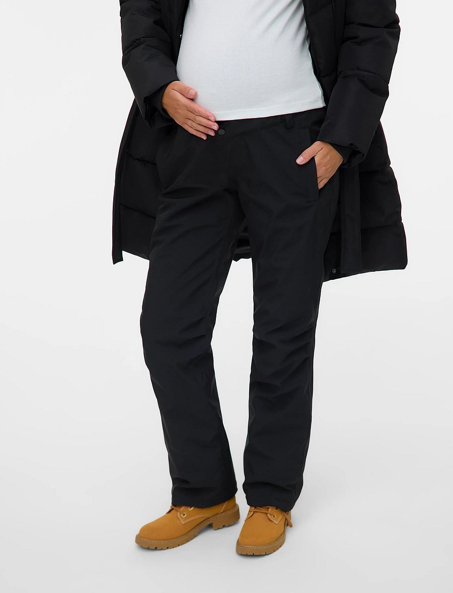 Mamalicious - MLHELLA PADDED WINTER PANT - joped ja mantlid - black - 0