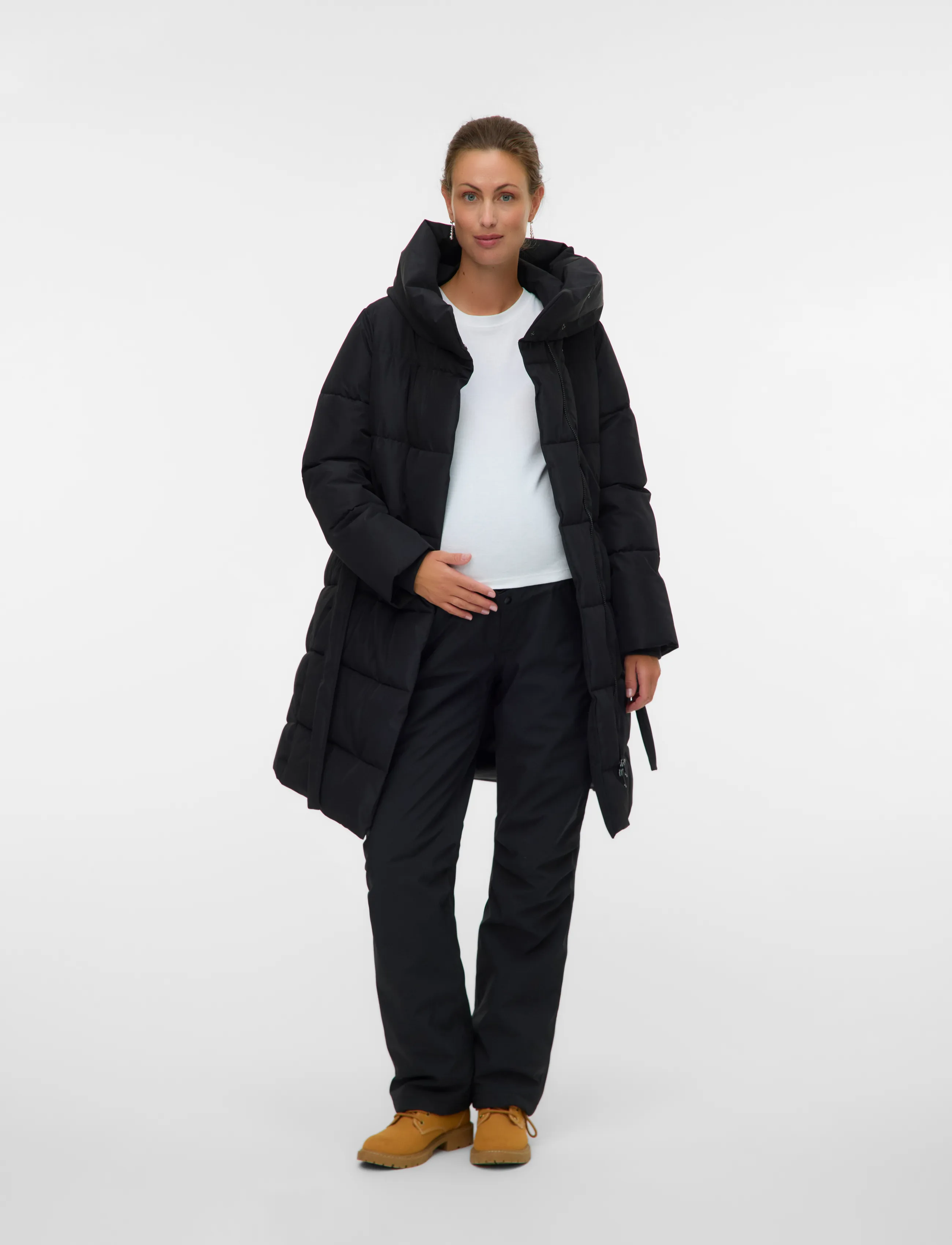 Mamalicious - MLHELLA PADDED WINTER PANT - joped ja mantlid - black - 3