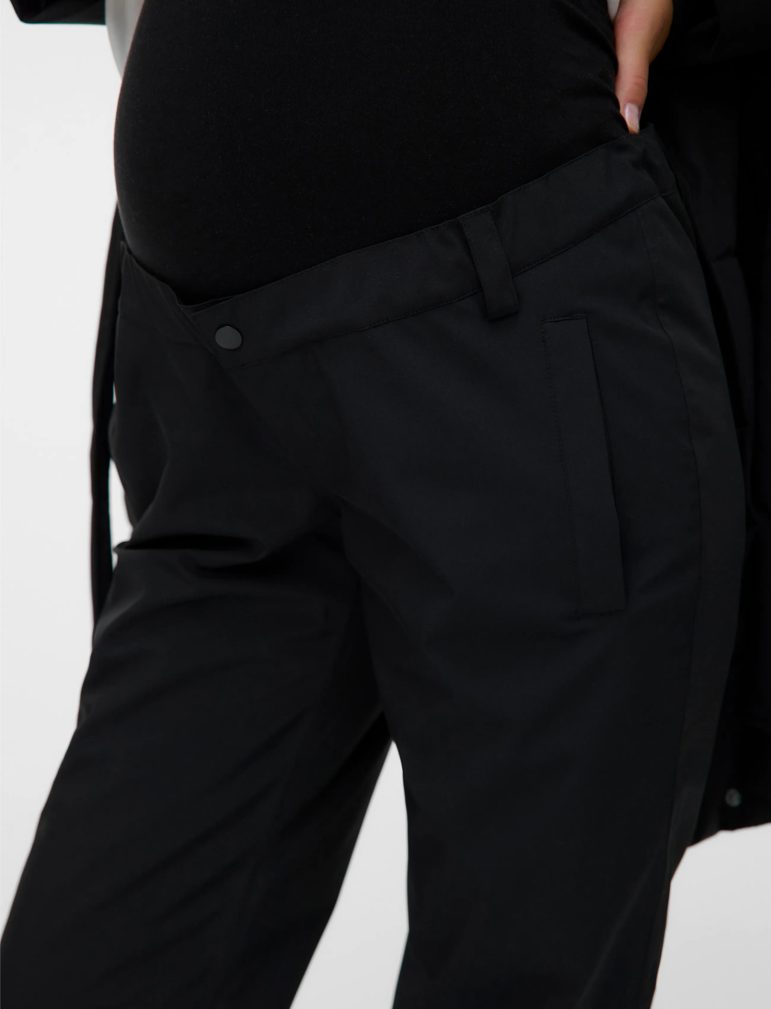 Mamalicious - MLHELLA PADDED WINTER PANT - joped ja mantlid - black - 4