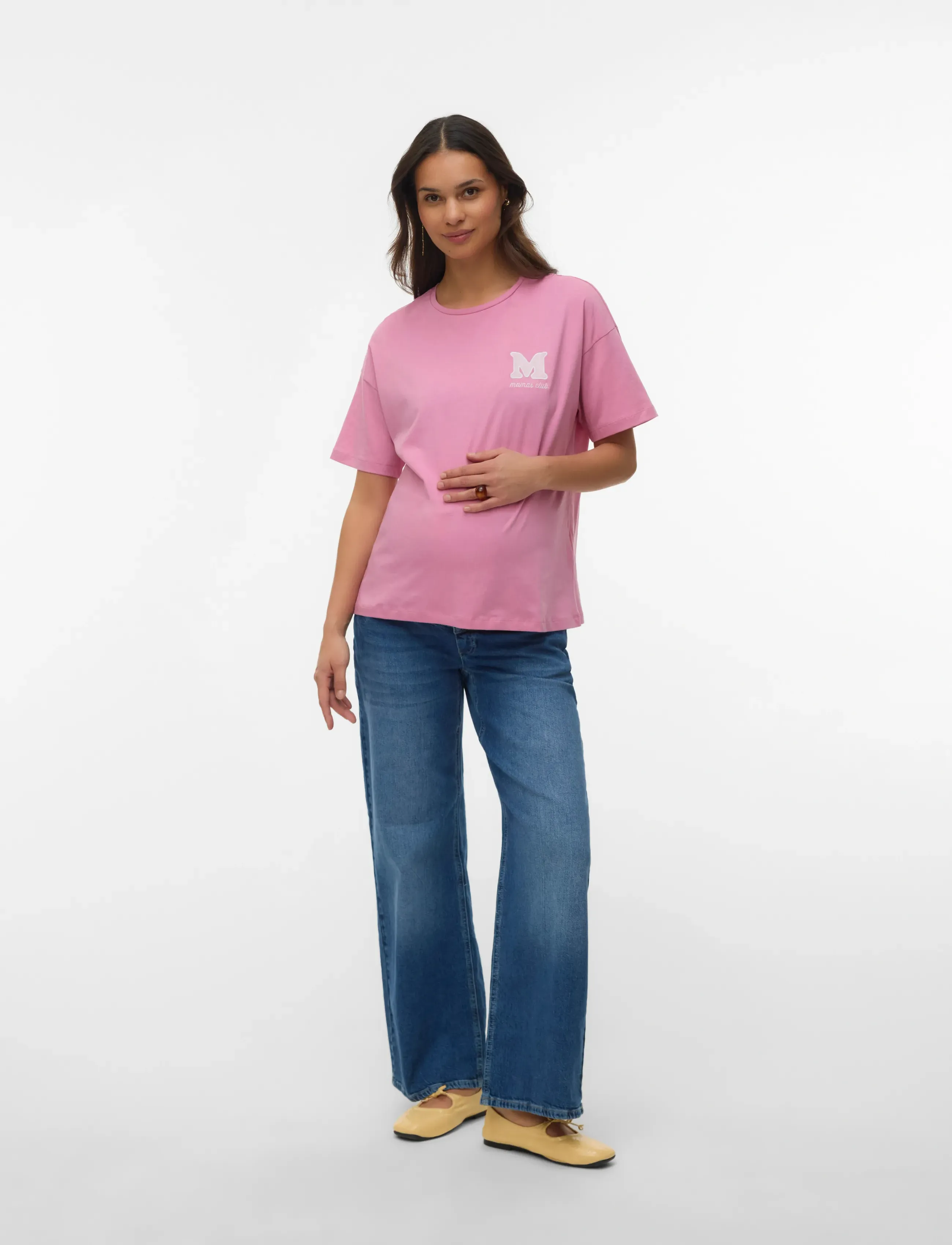 Mamalicious - MLFERIDA MAMA SS JRS TOP - cashmere rose - 4