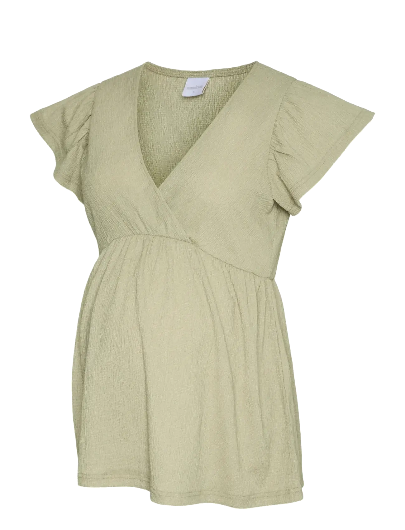 Mamalicious MLCAILEEN TESS SS JRS TOP 2F - kortärmade blusar - tea - Mammakläder - TEA / khaki/green