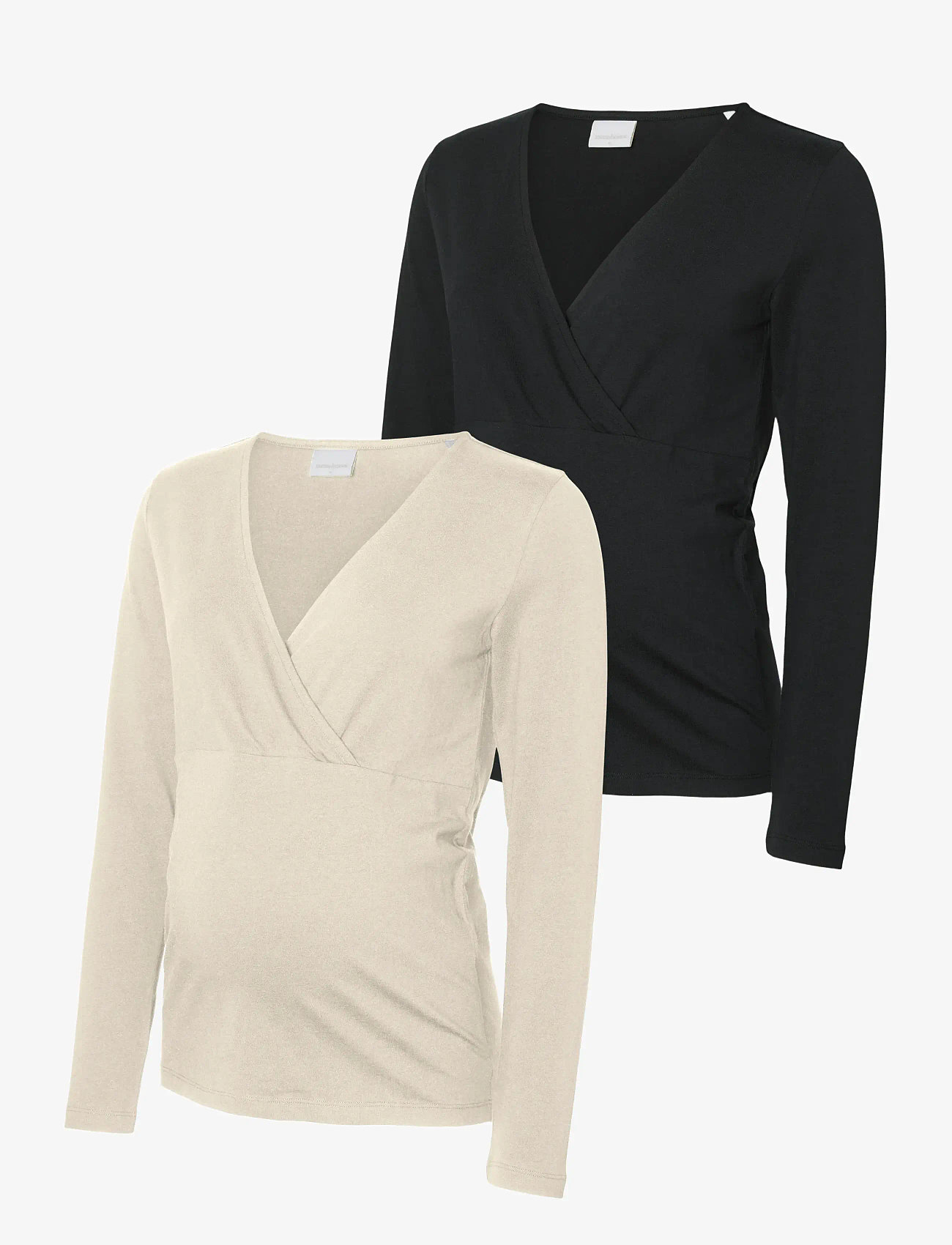 Mamalicious - MLKERRIE TESS LS JRS TOP 2-P NOOS - oberteile - birch - 1