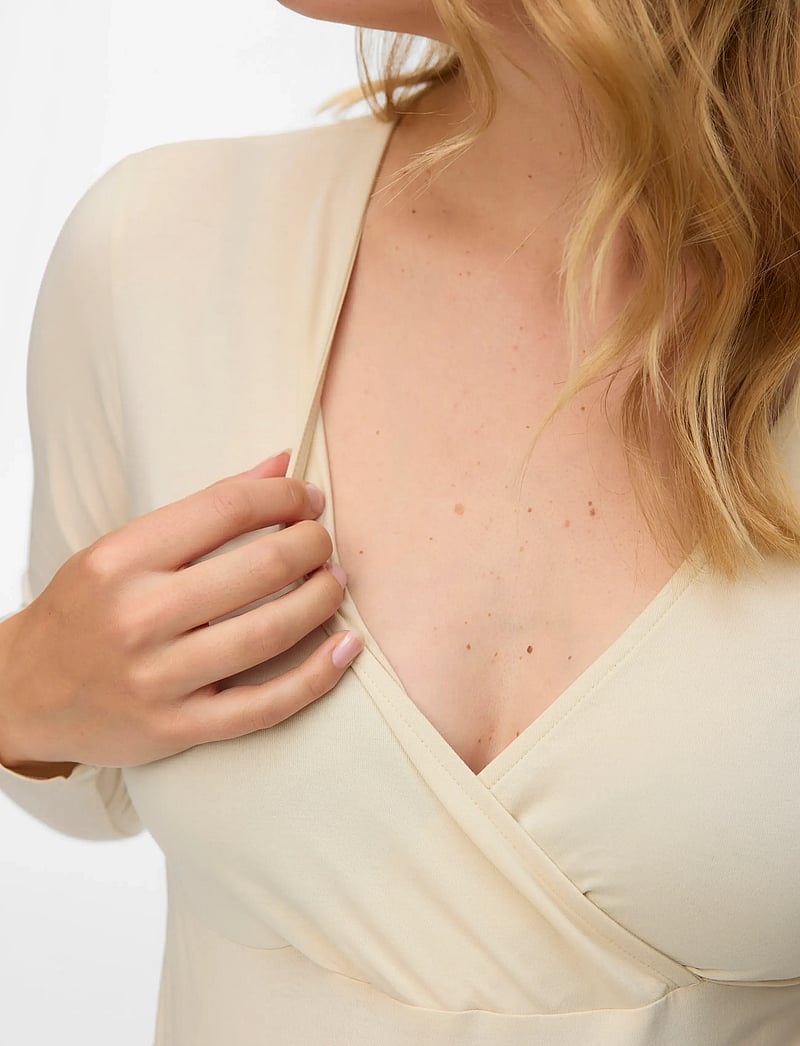 Mamalicious - MLKERRIE TESS LS JRS TOP 2-P NOOS - oberteile - birch - 5