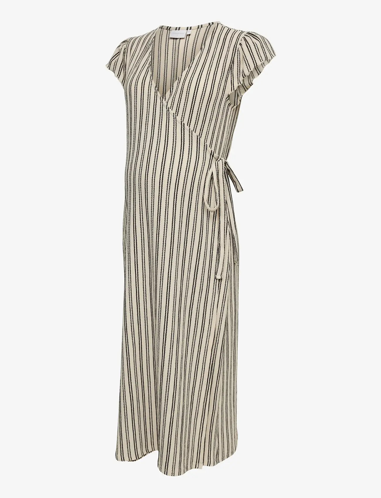 Mamalicious - MLDIANA TESS CAP WRAP JRS MIDI DRESS 2F - hõlmikkleidid - birch - 0