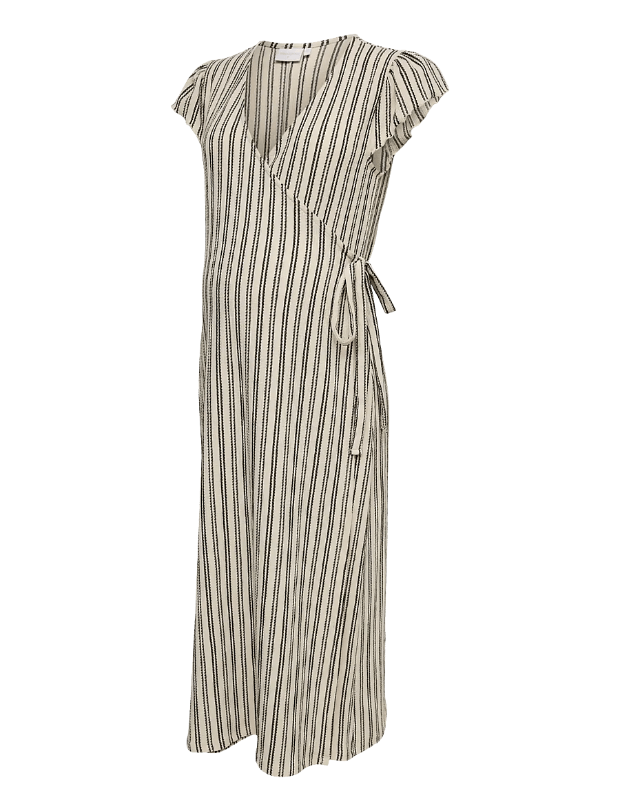 Mamalicious - MLDIANA TESS CAP WRAP JRS MIDI DRESS 2F - wikkeljurken - birch - 1