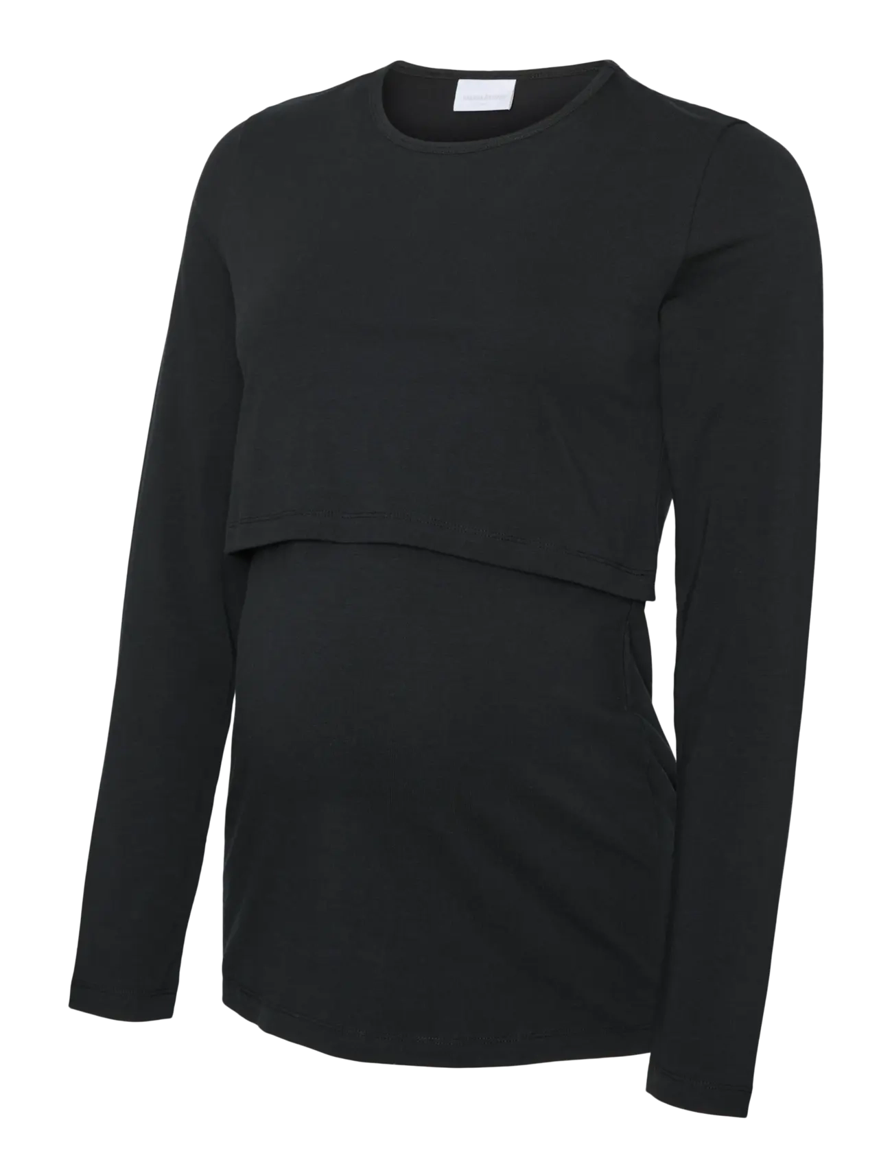 MAMALICIOUS Mlkerrie June Ls Jrs Oberteil 2F Schwarz - S - Damen